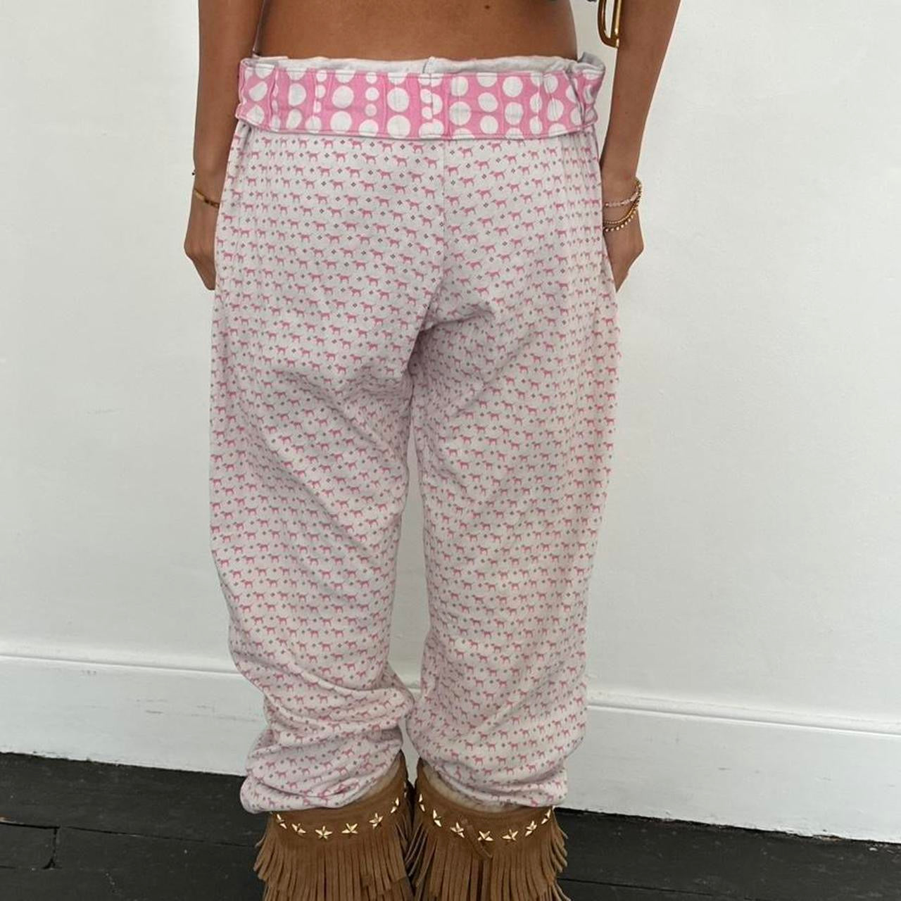 Vintage 00s Victoria’s Secret rare dog print pants