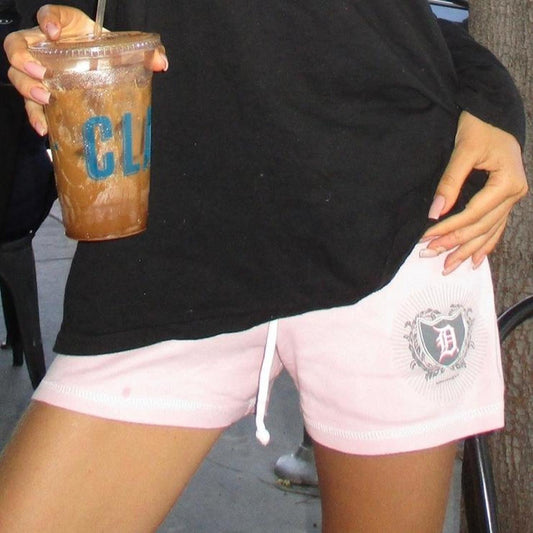 Vintage 2000’s pink varsity shorts