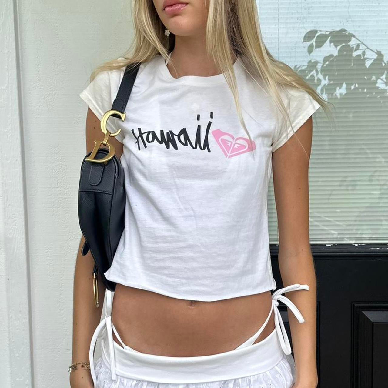 Vintage Roxy Hawaii baby tee