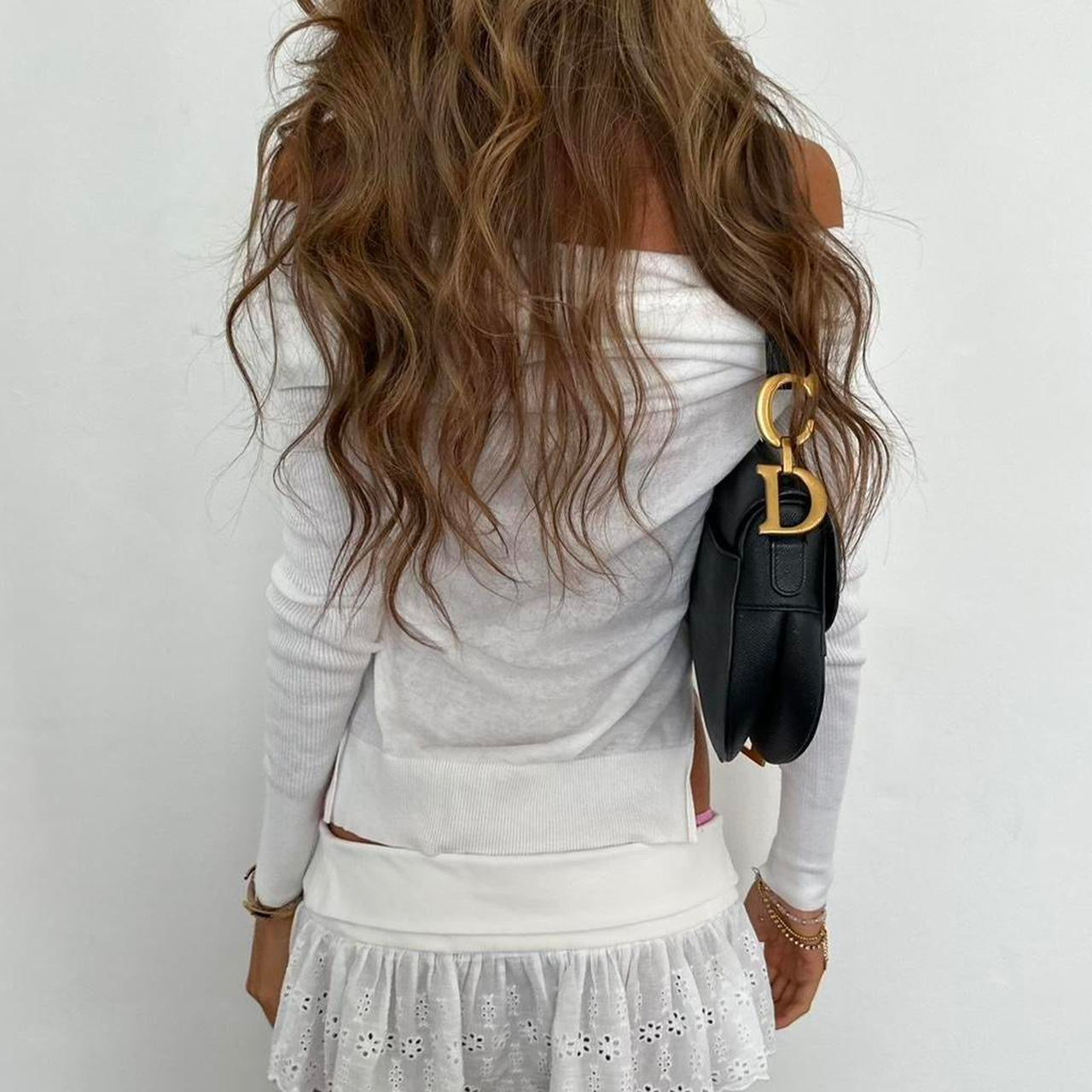 Vintage Victoria’s Secret off shoulder white top