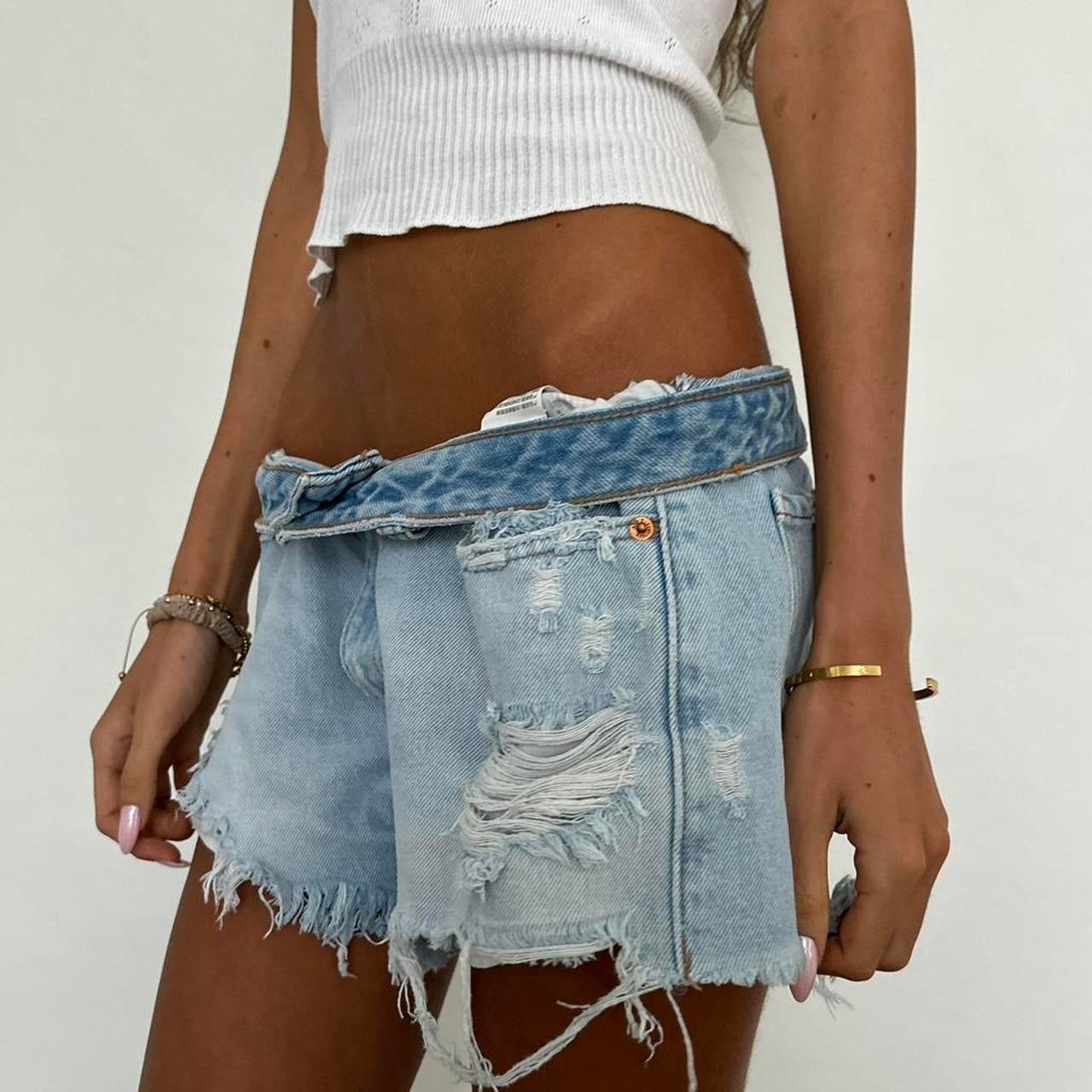 Vintage 90’s Abercrombie & Fitch denim shorts
