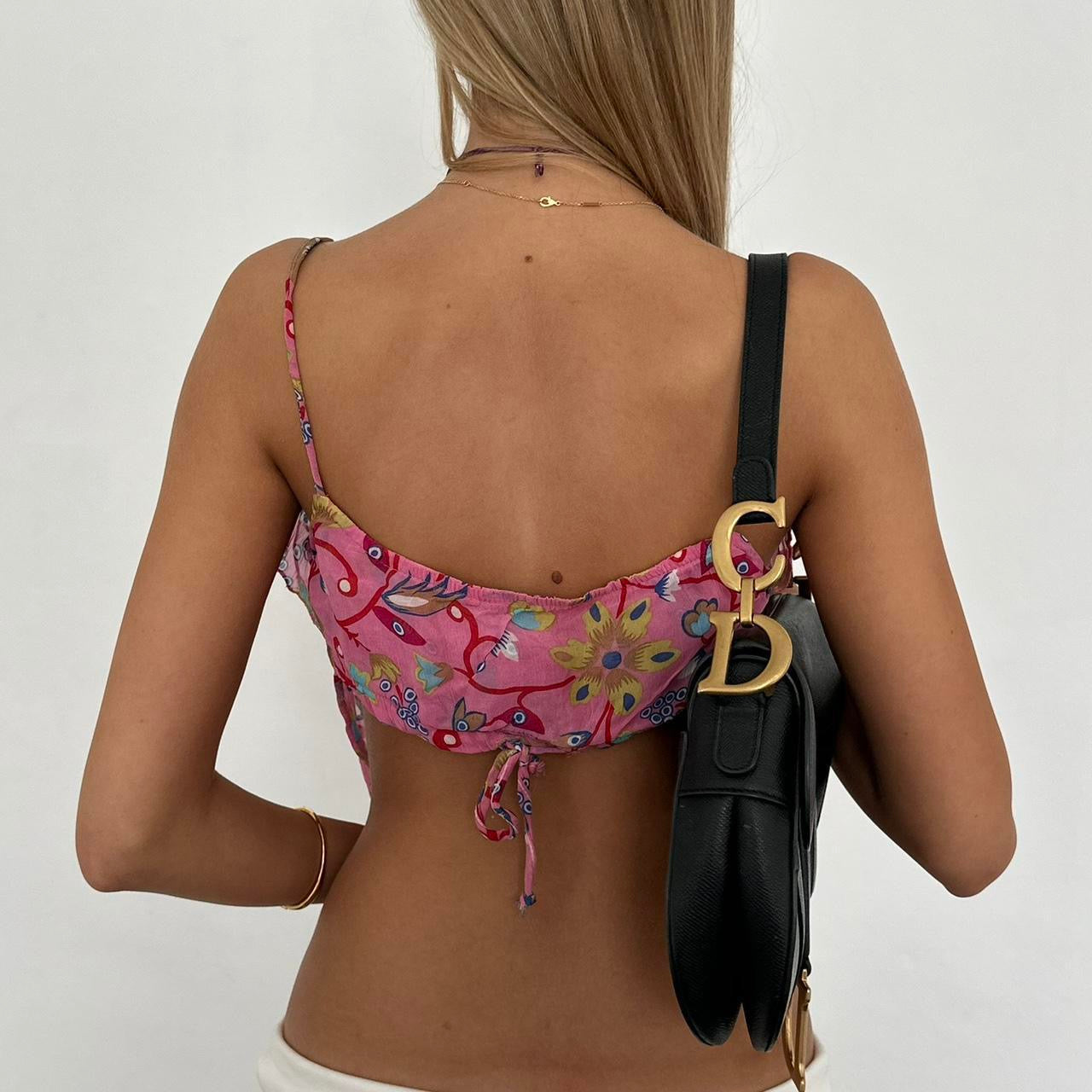 Vintage 90’s pink floral top