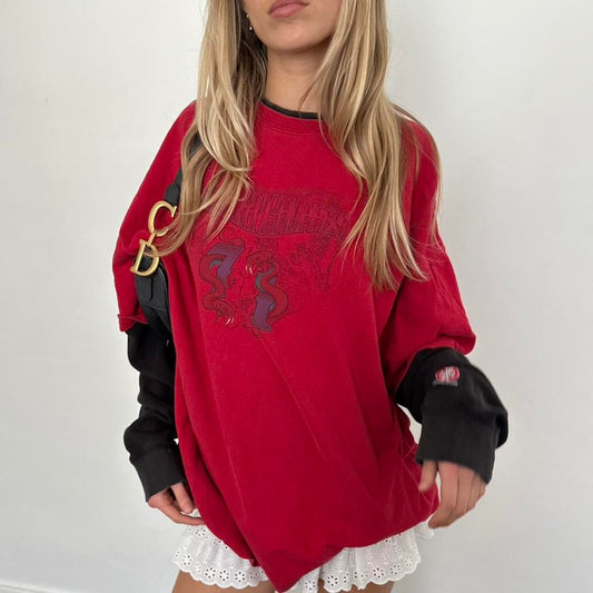 Vintage 90’s West Coast Choppers long sleeve double layered top