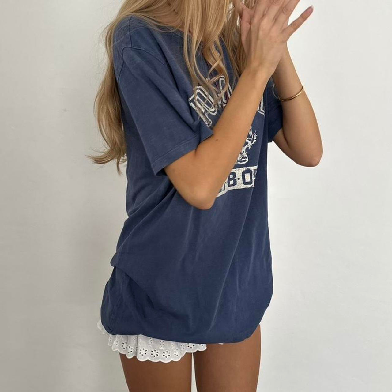 Vintage Ralph Lauren navy blue varsity tiger top