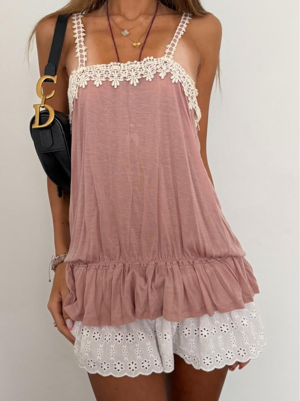 Vintage 00’s lace boho top