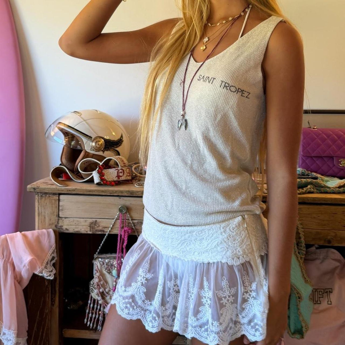 Vintage 00s Saint Tropez top