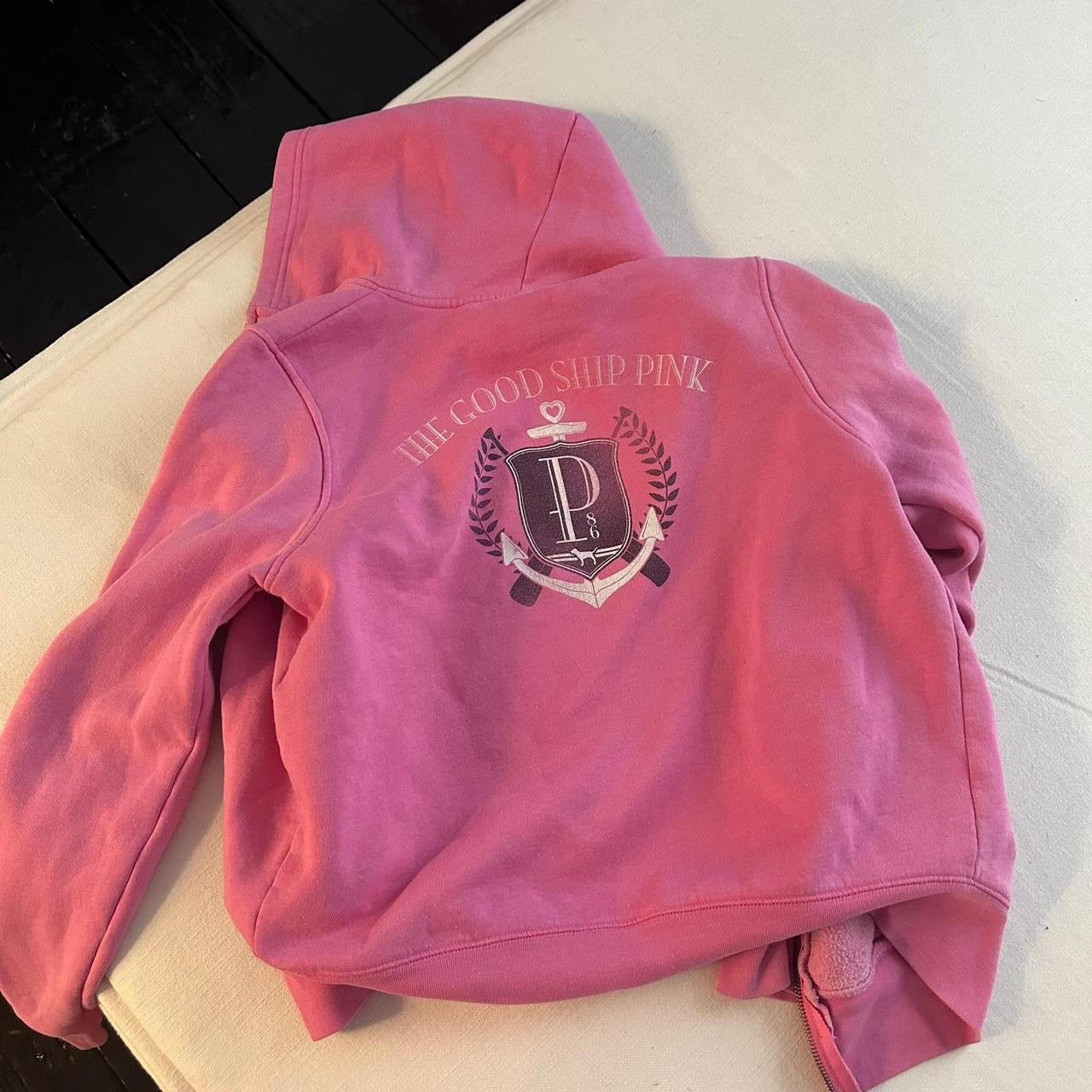 Vintage 2000s RARE Victoria’s Secret pink hoodie