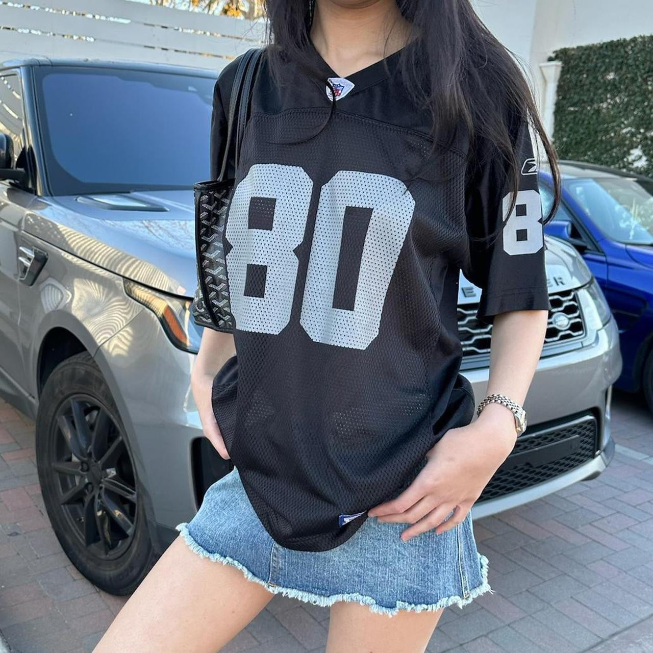 Vintage black jersey top