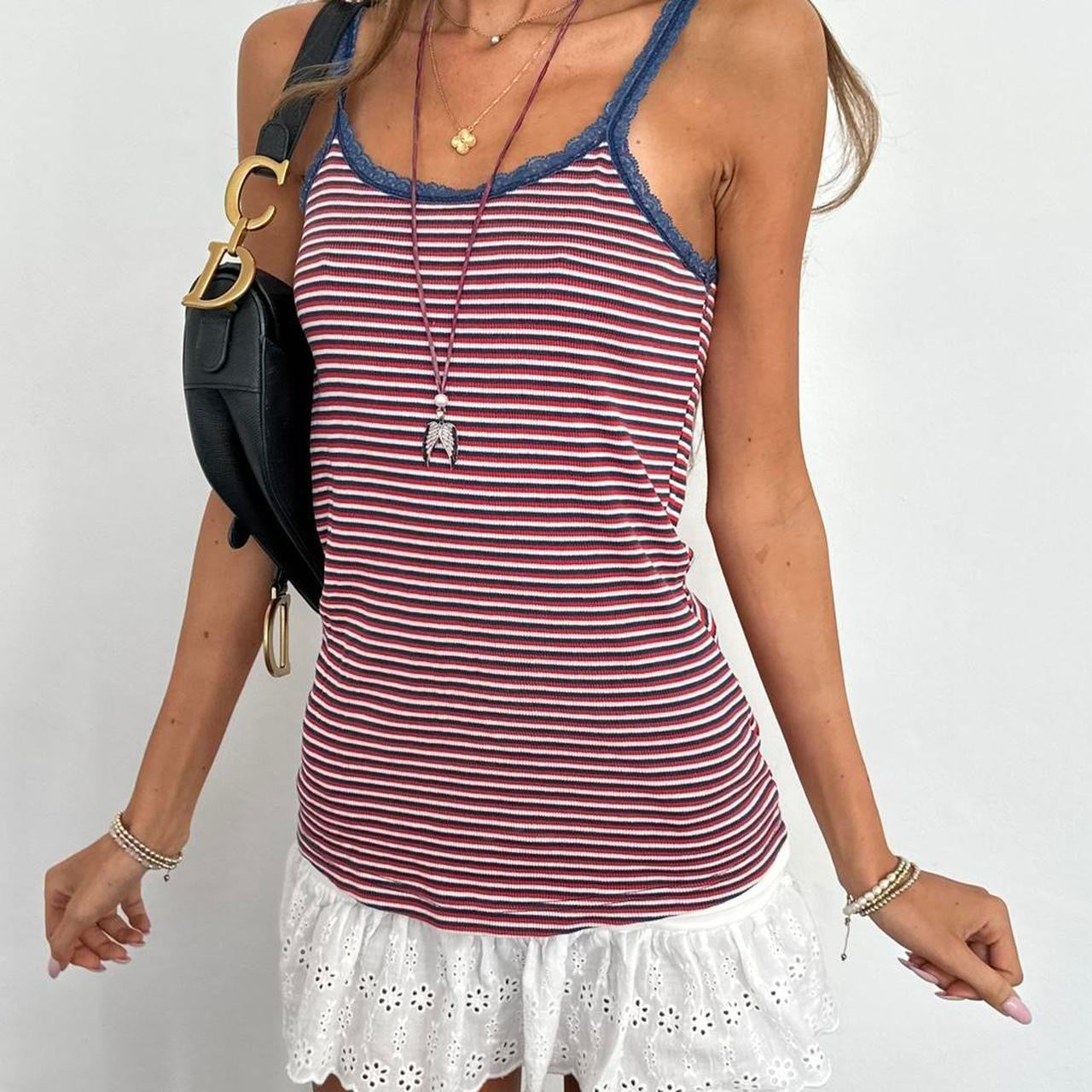 Vintage 2000’s striped tank top
