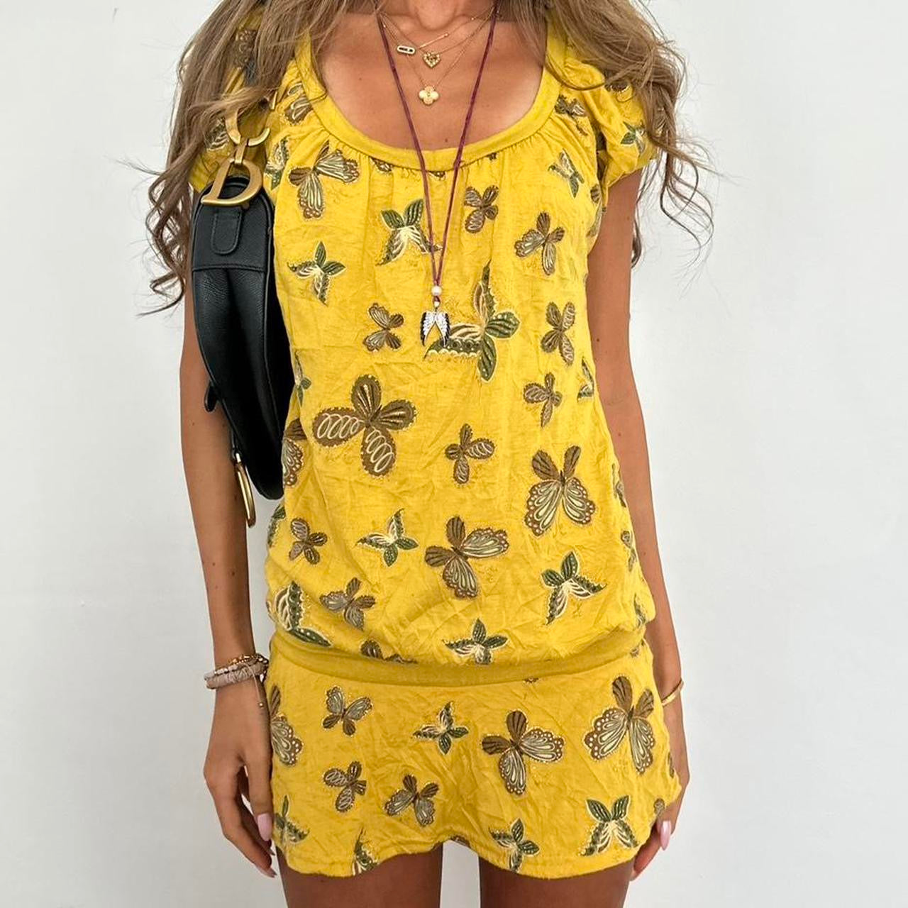 Vintage 90’s pink paisley mini dress