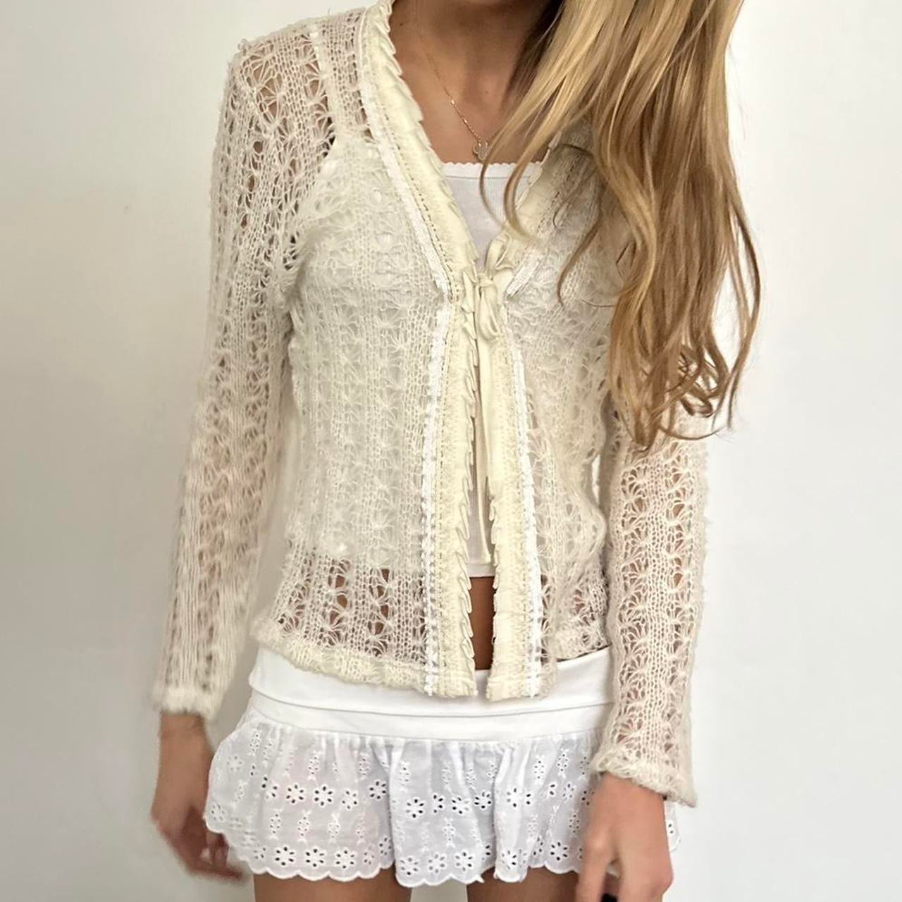 Vintage 90’s crochet cardigan