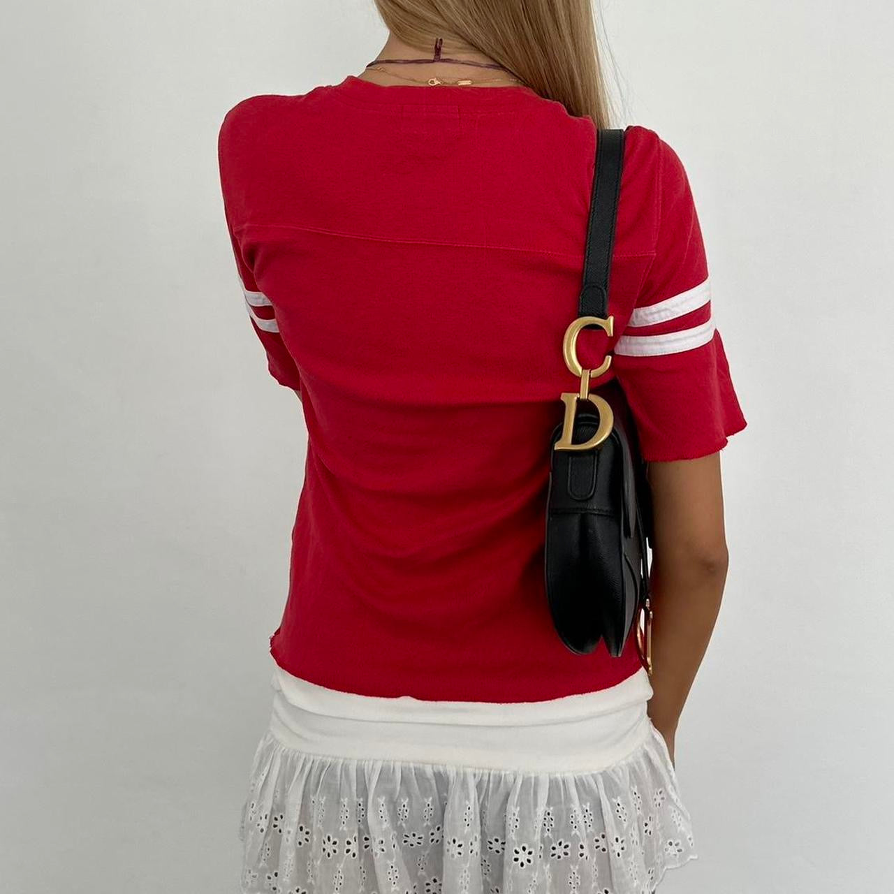 Vintage 2000’s Polo Ralph Lauren varsity red tee
