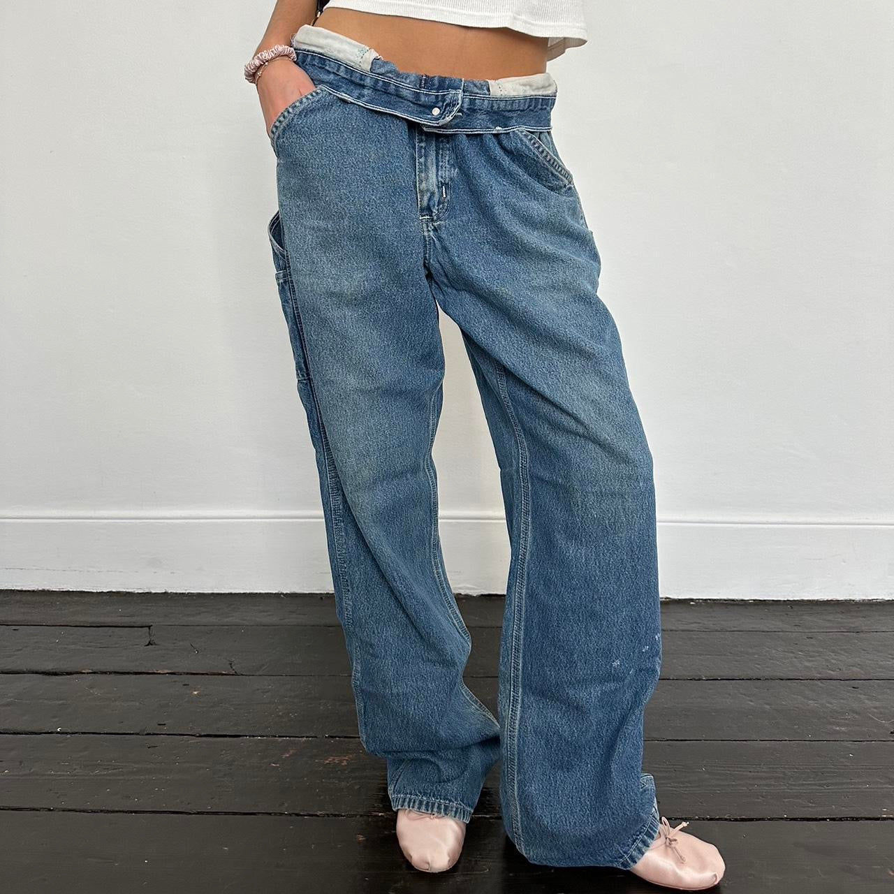 Vintage 90’s Carhartt distressed blue jeans