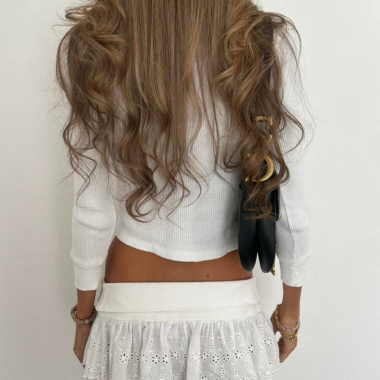 Vintage 00s Ralph Lauren long sleeve waffle top