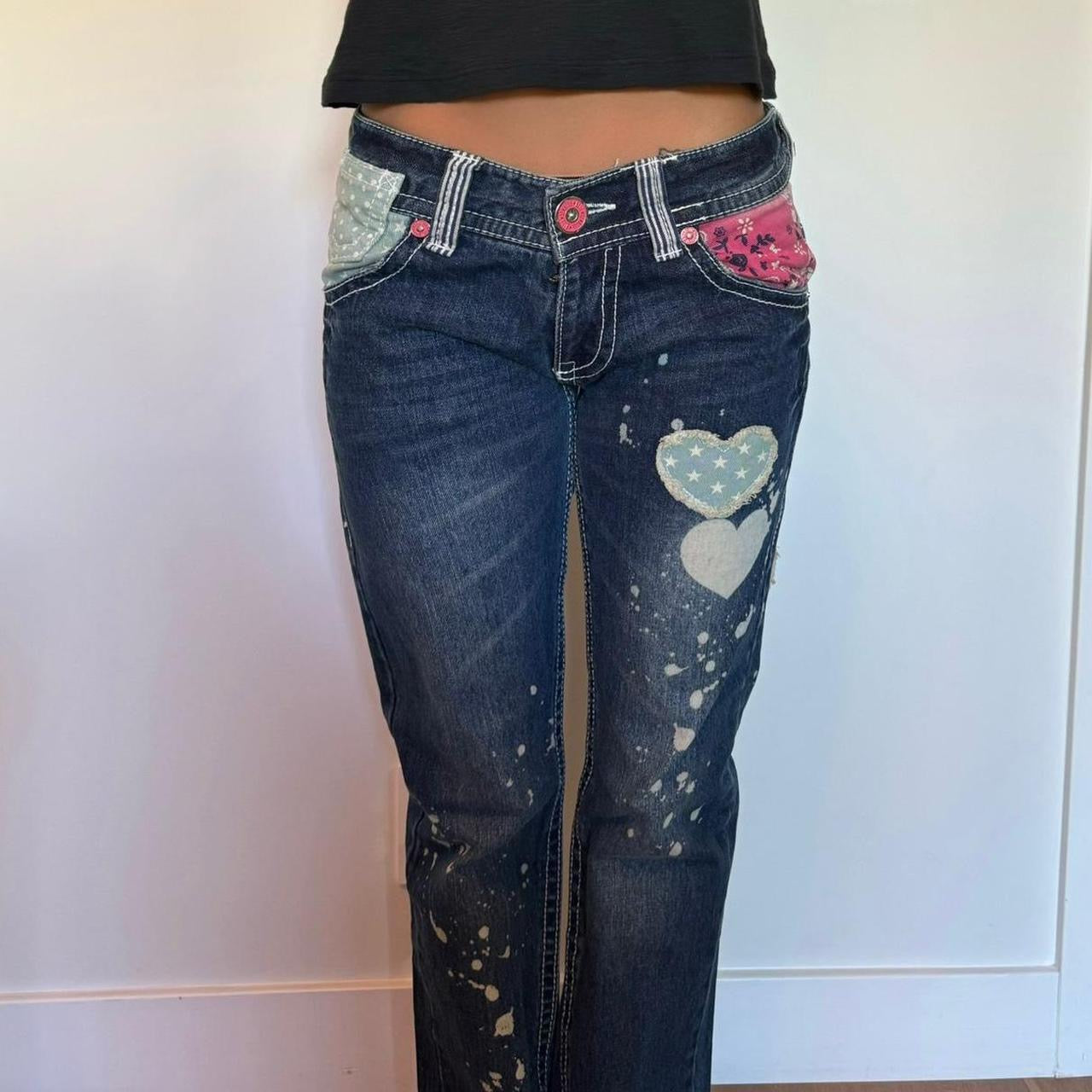 Vintage rare 90s island surf girl jeans