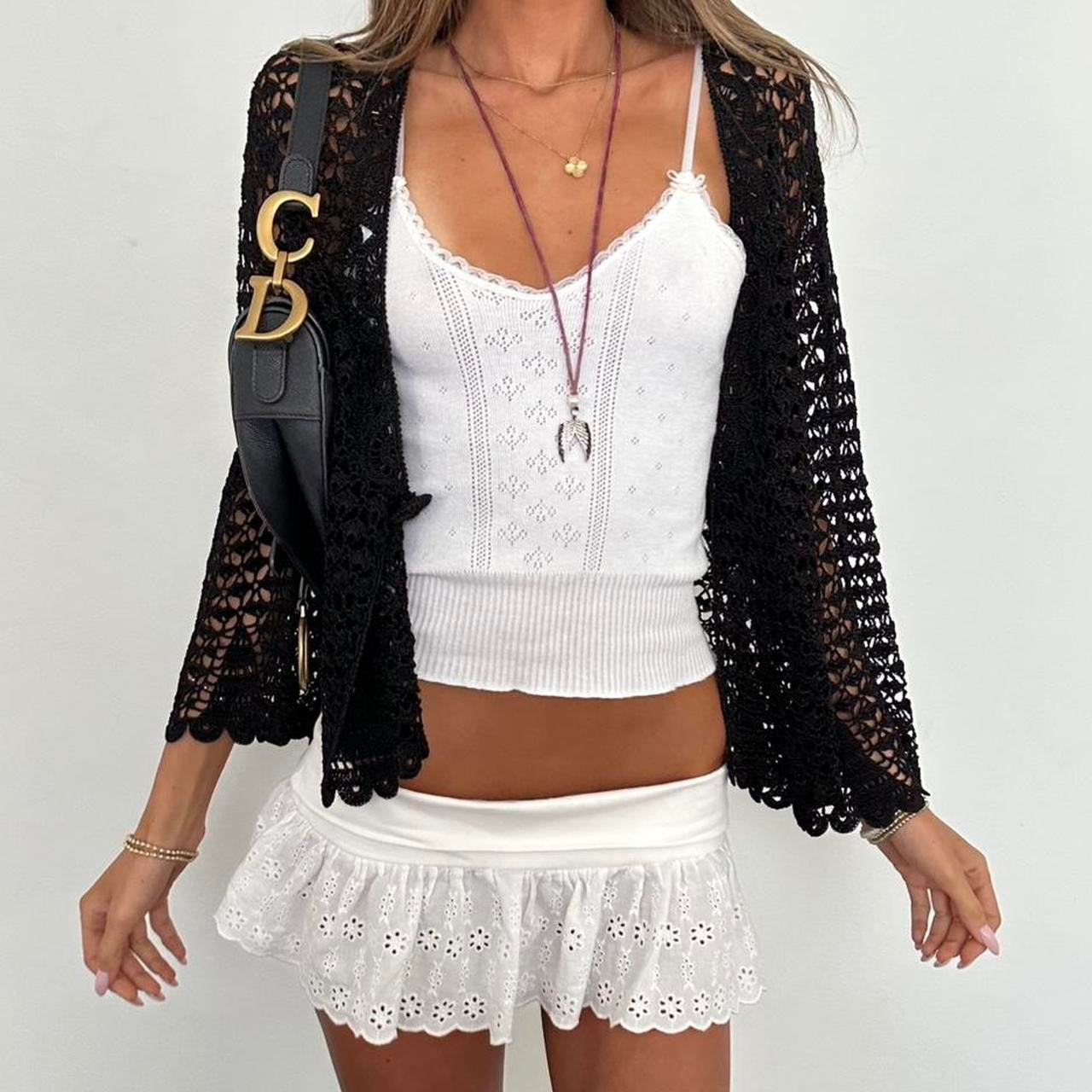 Vintage 2000’s black cardigan