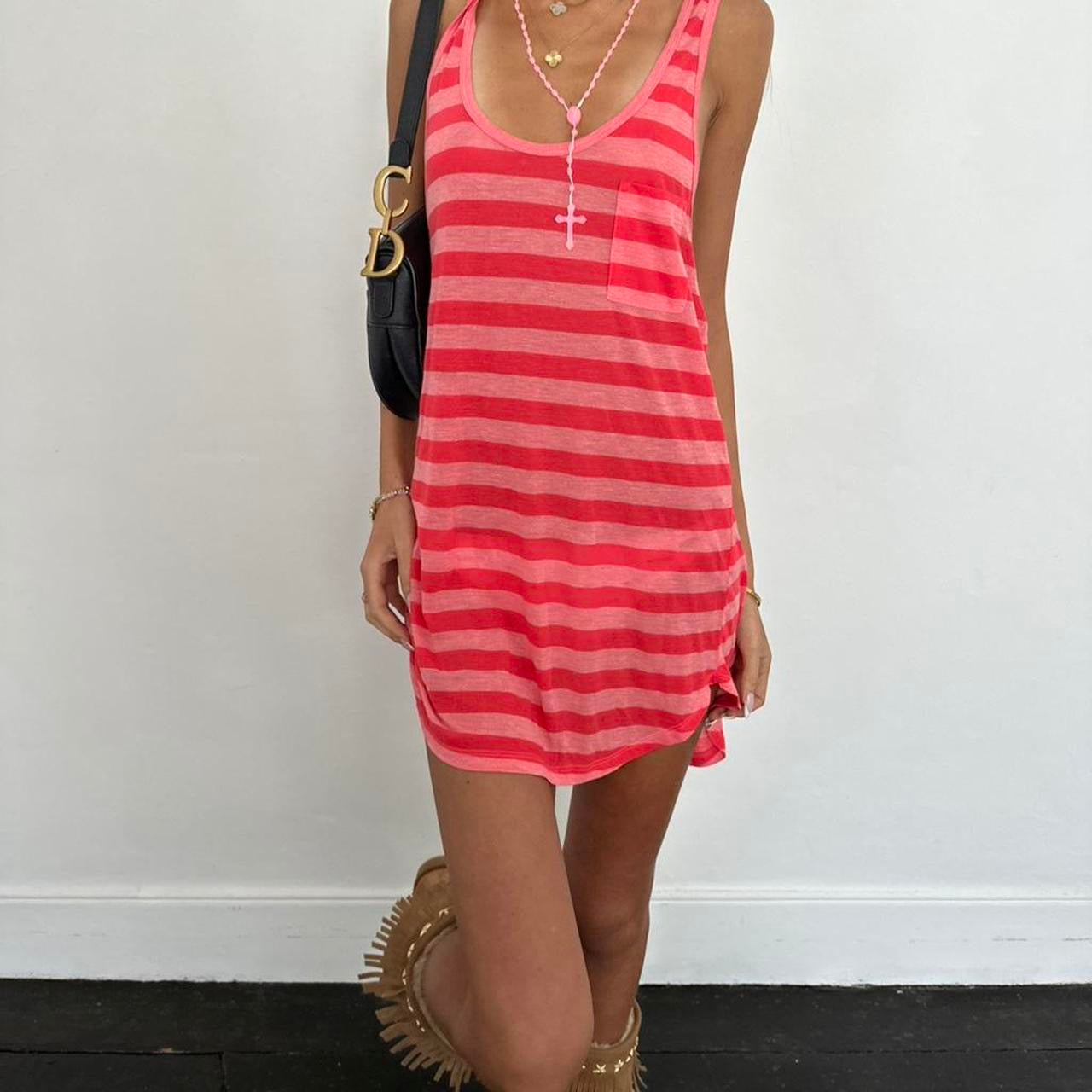 Vintage 90’s striped mini dress