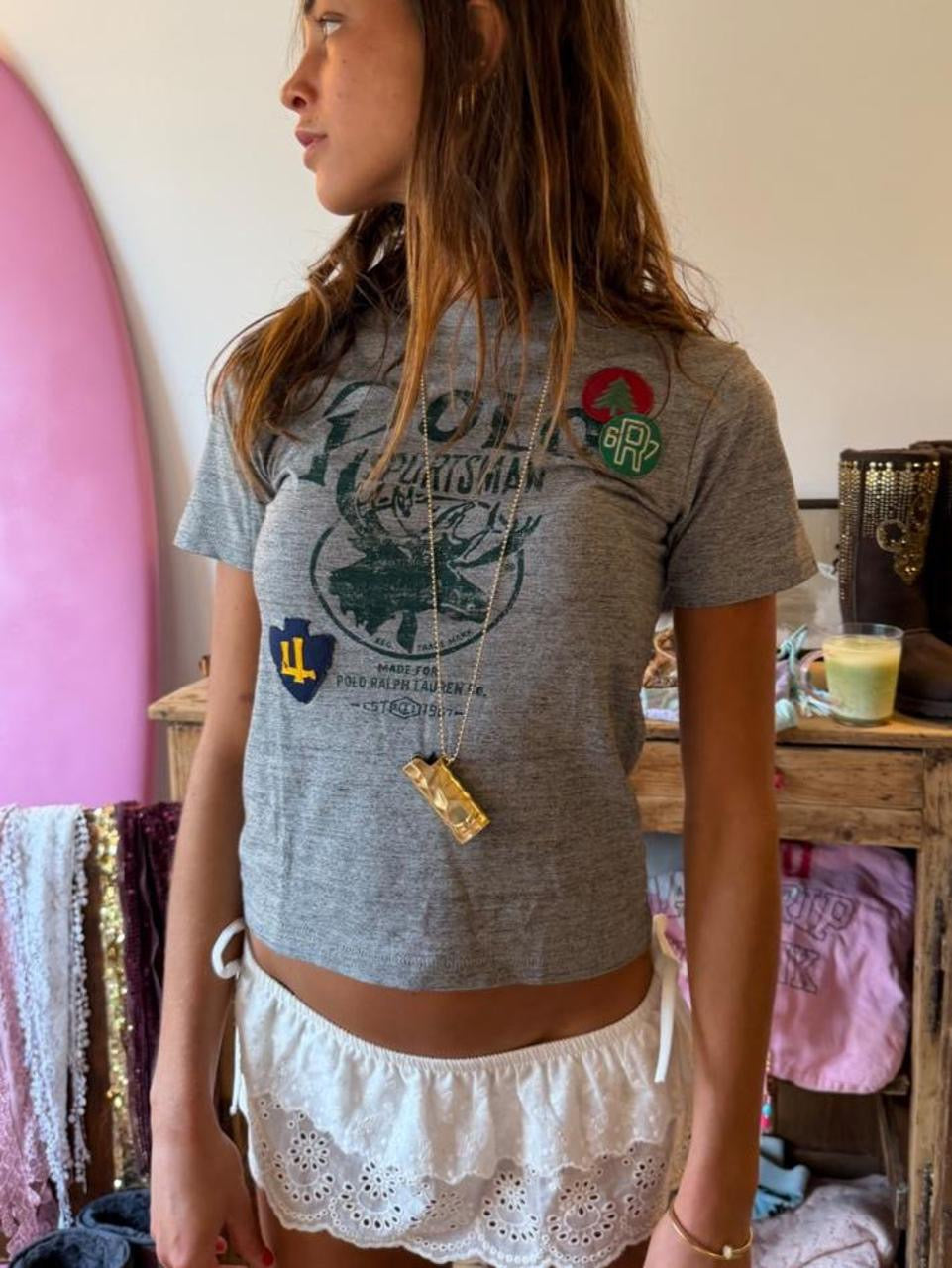 Vintage 00’s Ralph Lauren graphic baby tee