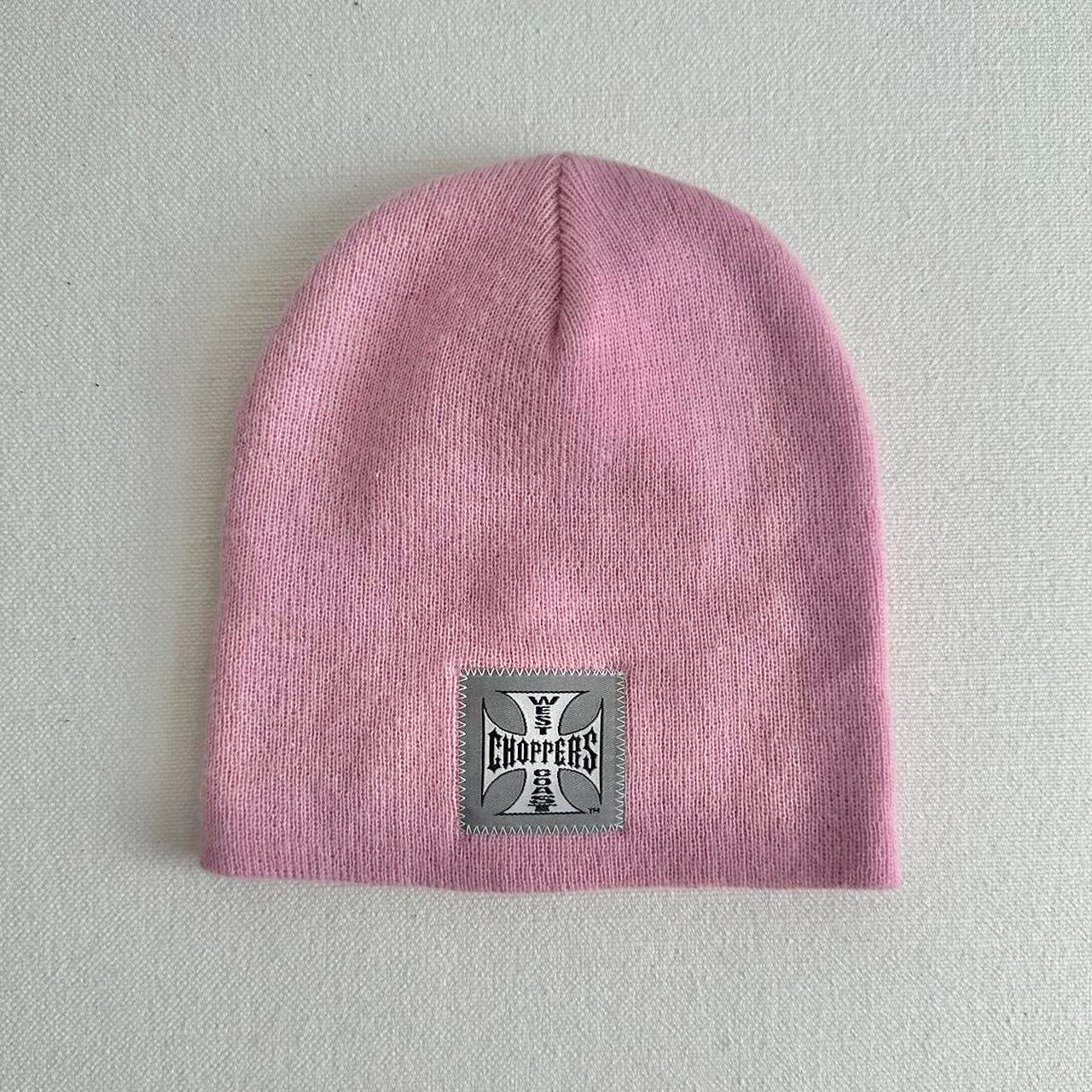 Vintage West Coast Choppers pink beanie 🍥