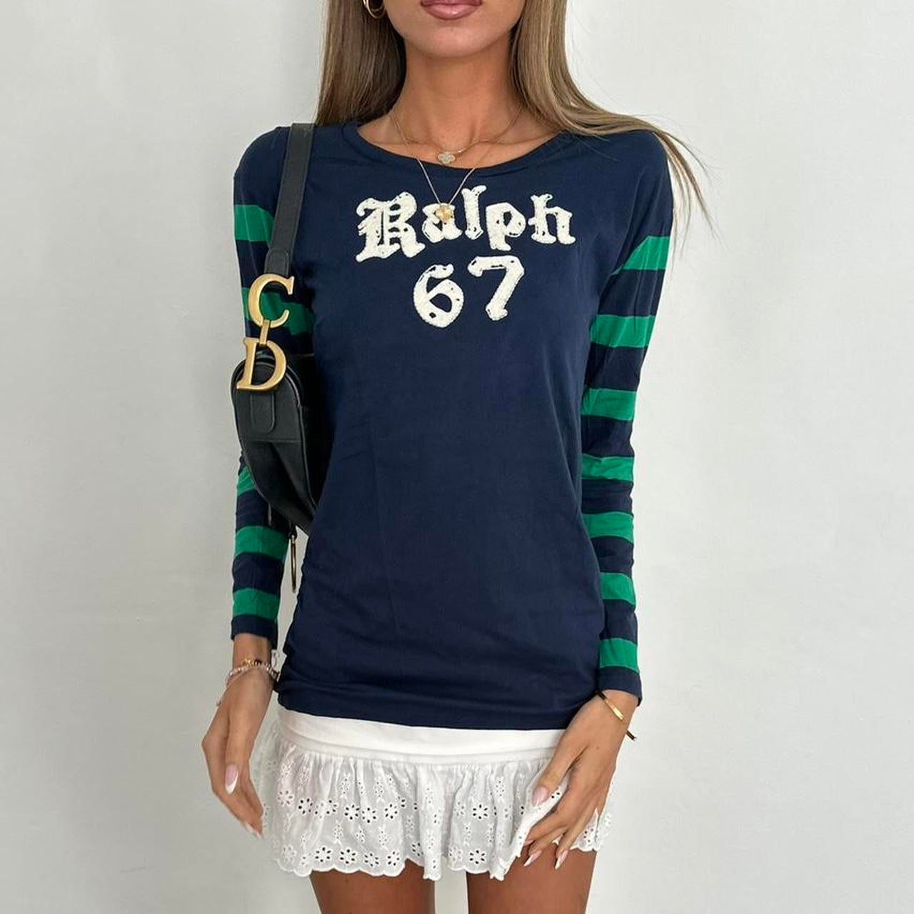 Vintage 00s Ralph Lauren long sleeve striped top