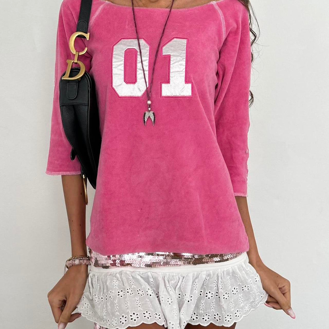 Vintage 00s pink lightweight sweater top