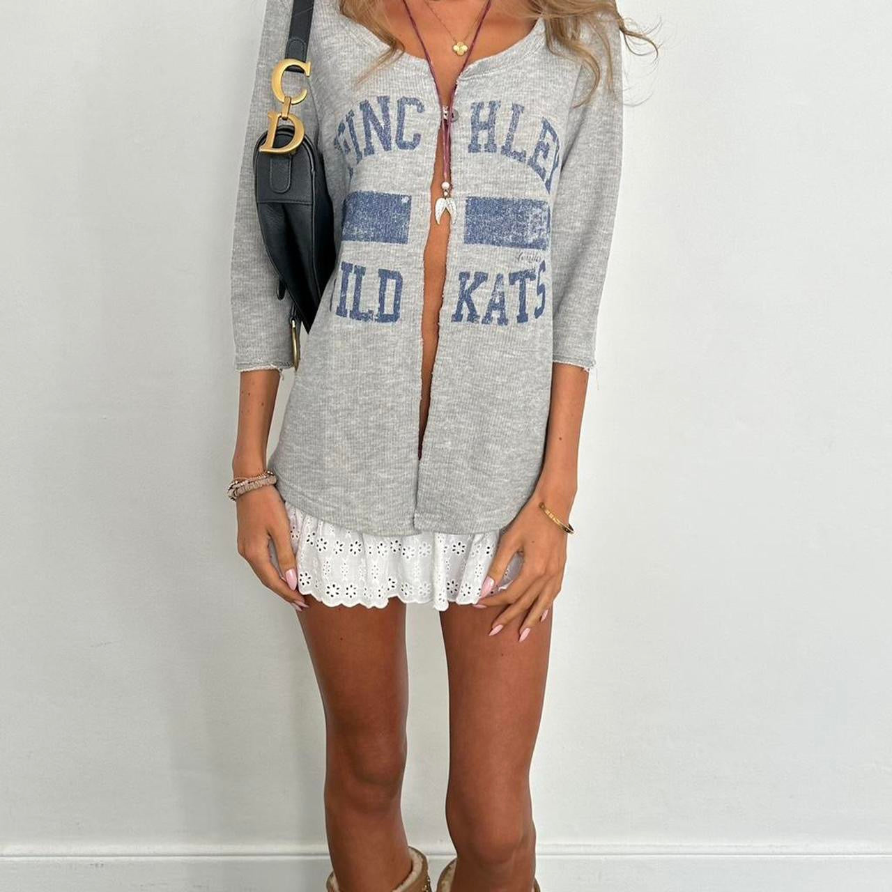 Vintage 2000s varsity graphic top