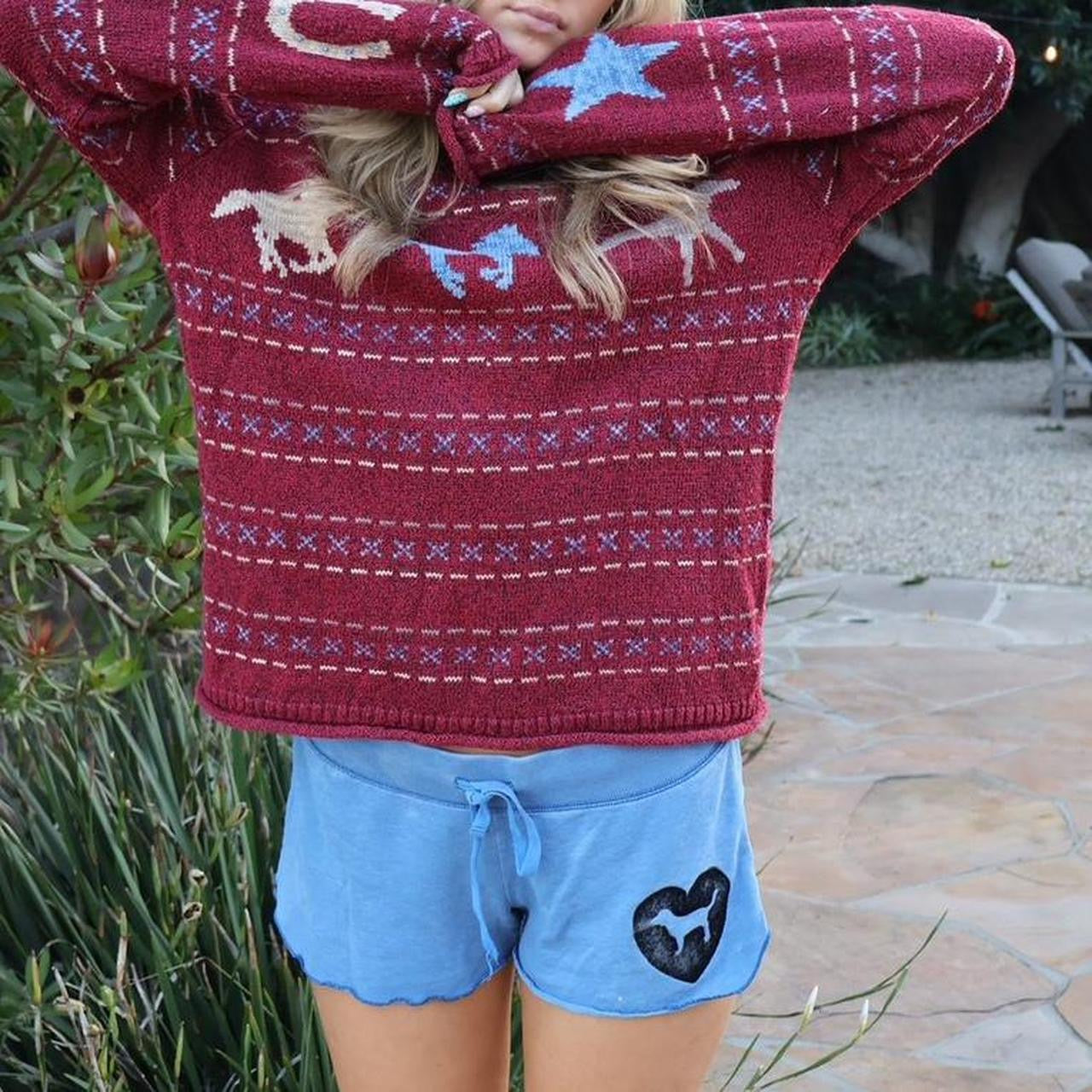 Vintage 90’s horse knit sweater