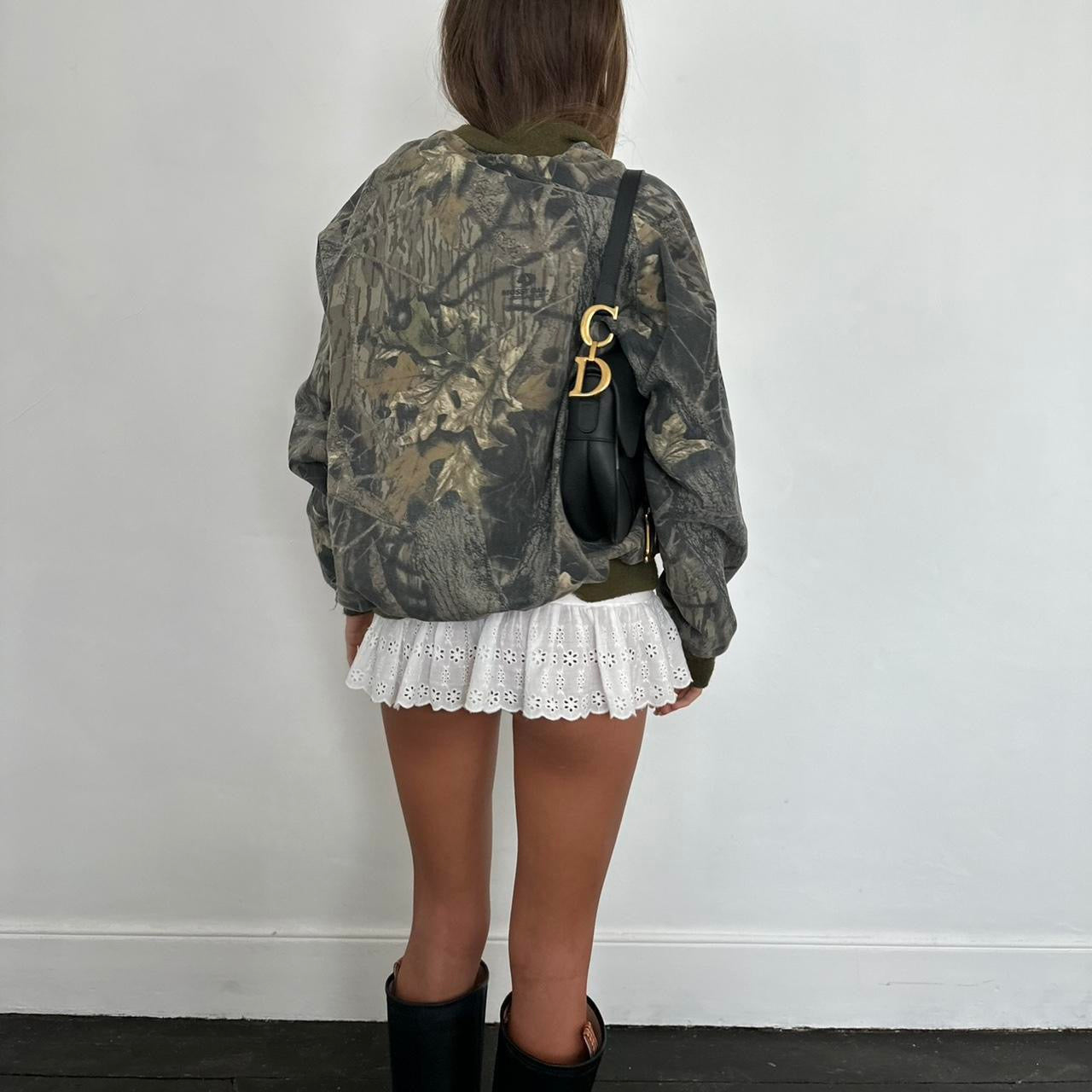 Vintage 90s camouflage bomber jacket