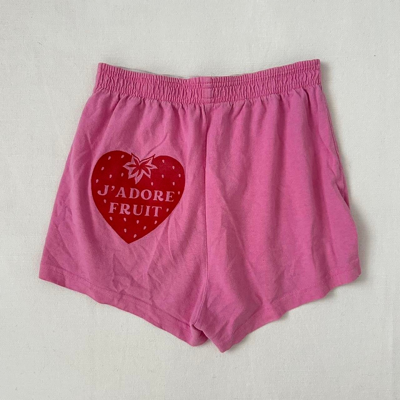 Vintage J’adore fruit pink shorts 🍓