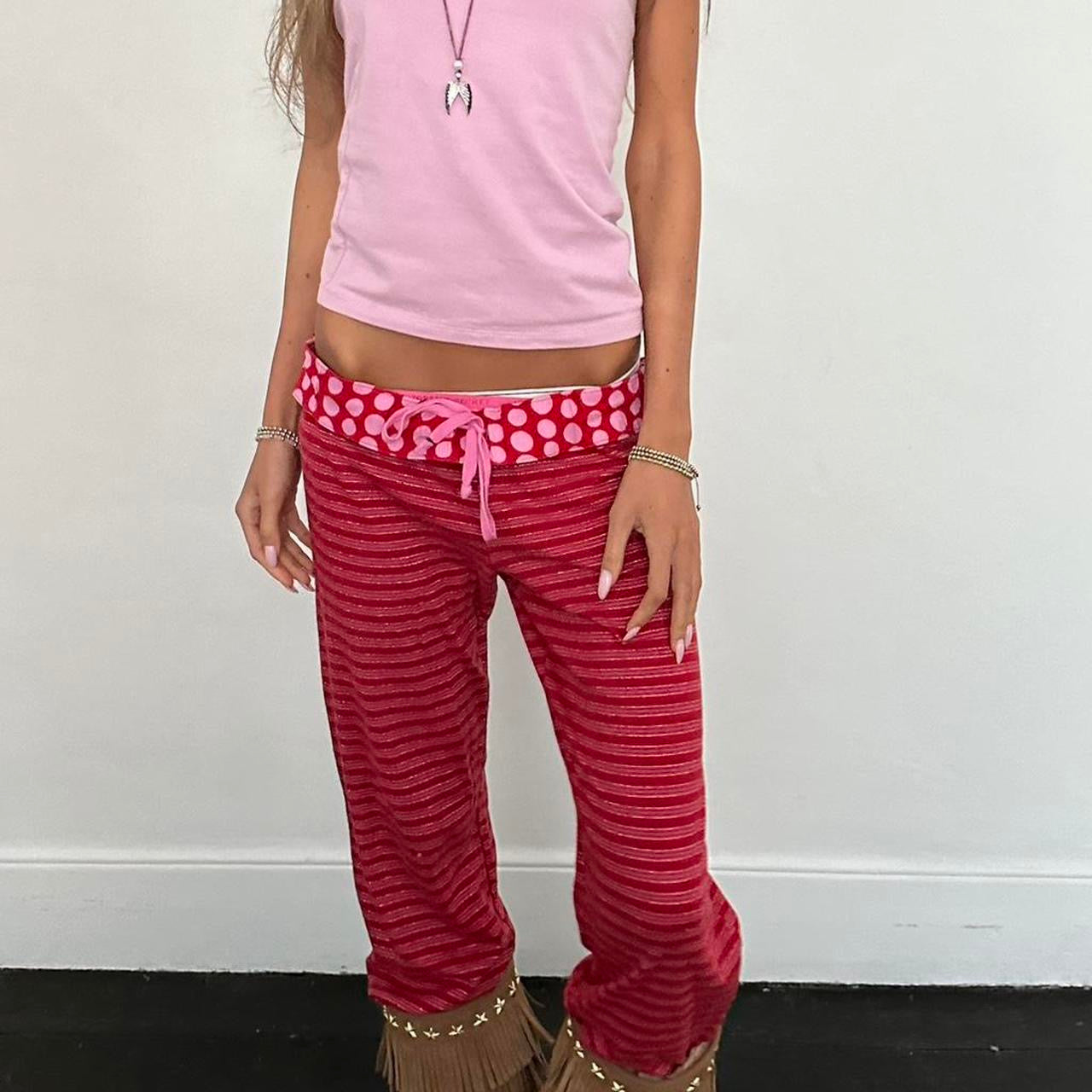 Vintage 2000’s Victoria’s Secret rare striped pants