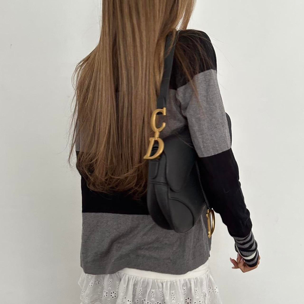 Vintage 2000’s striped long sleeve sweater cardigan