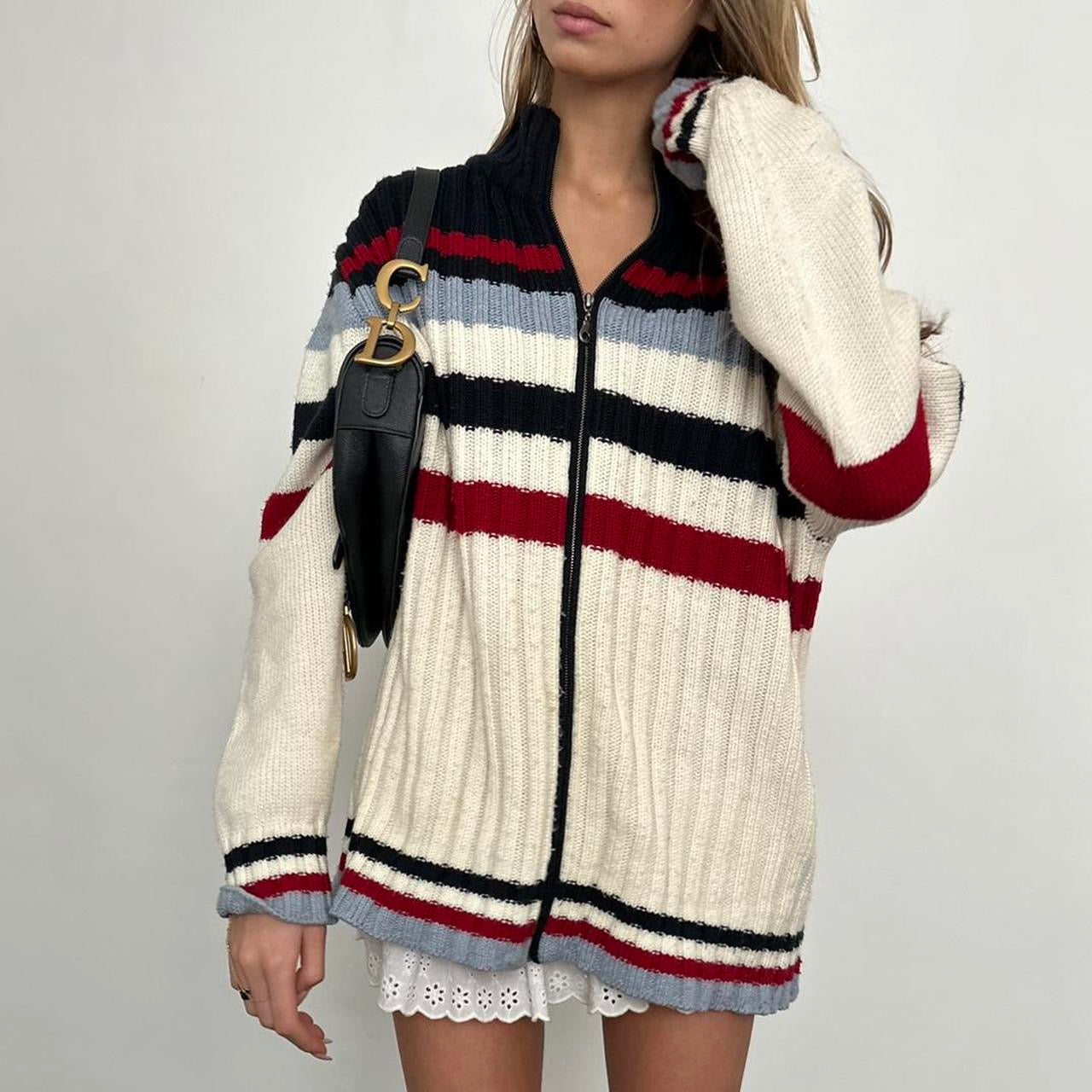 Vintage 90’s knit zip up sweater