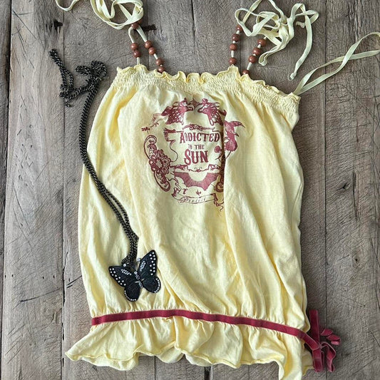Vintage 90’s ‘addicted to the sun’ top