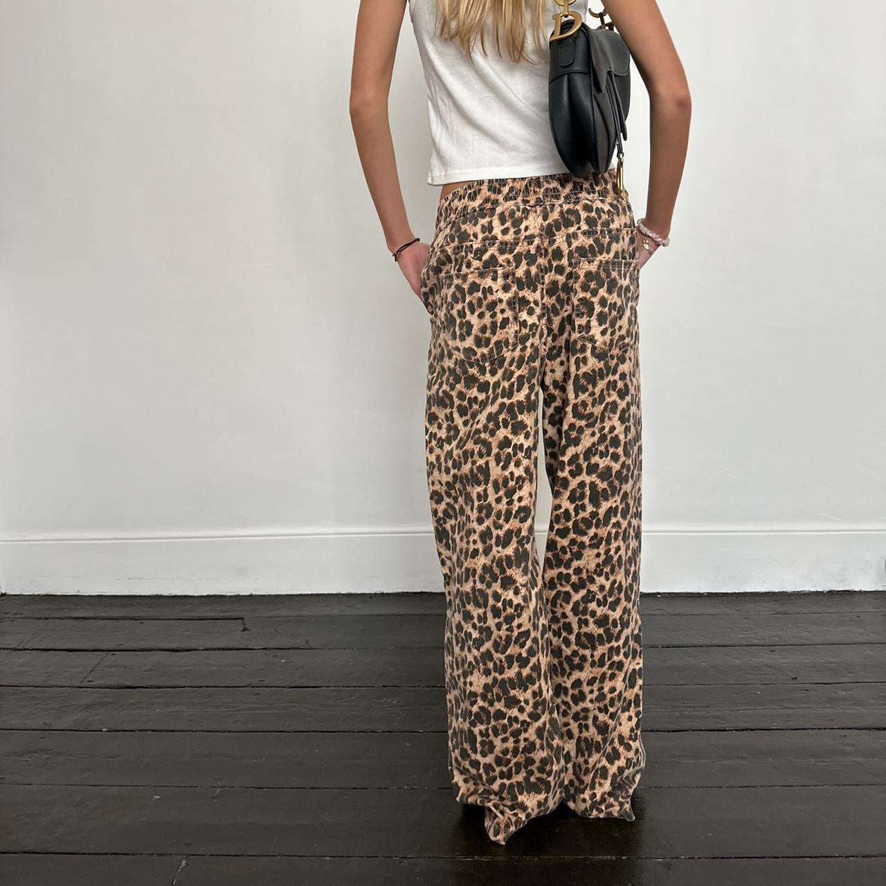 Vintage leopard print pants