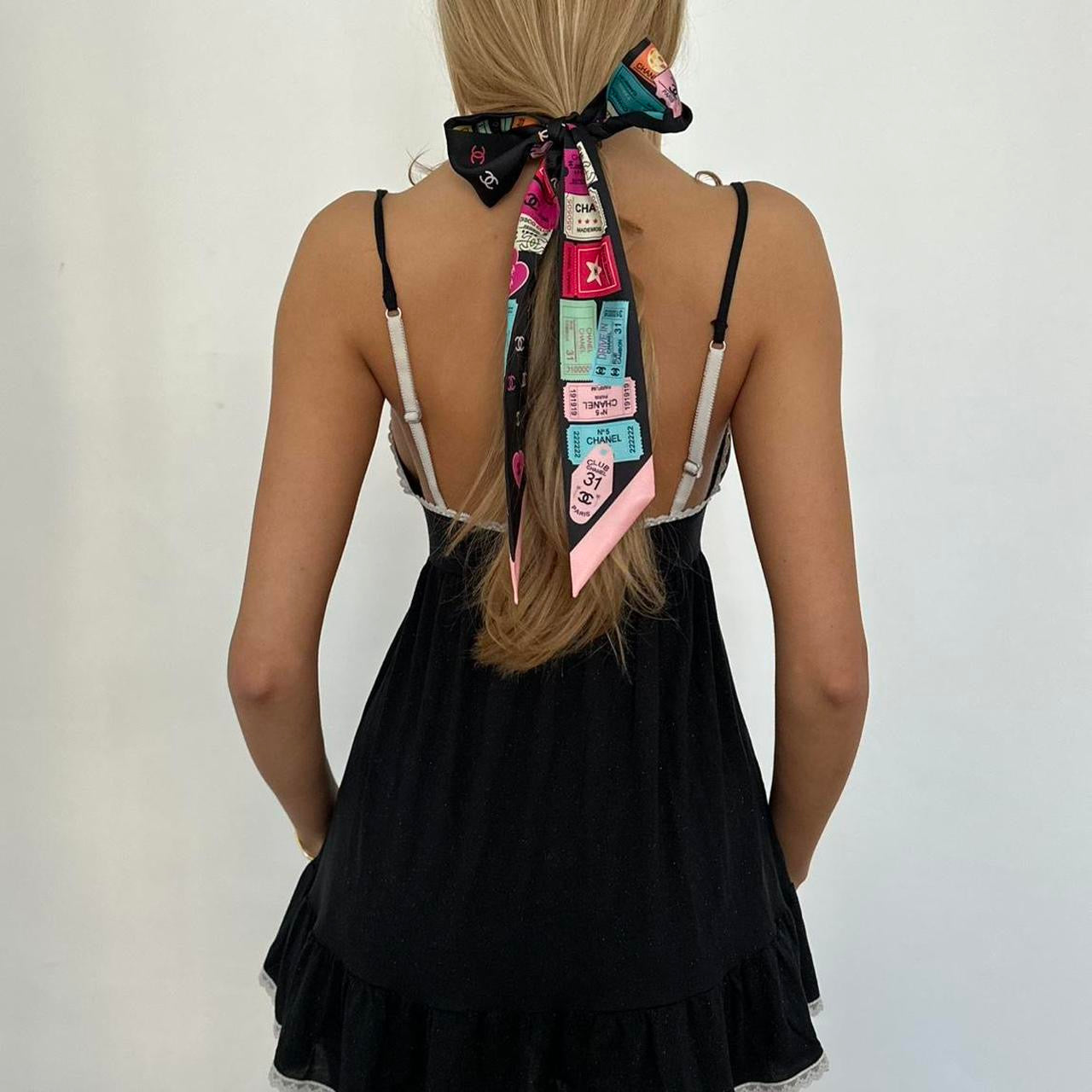 Vintage Chanel silk scarf