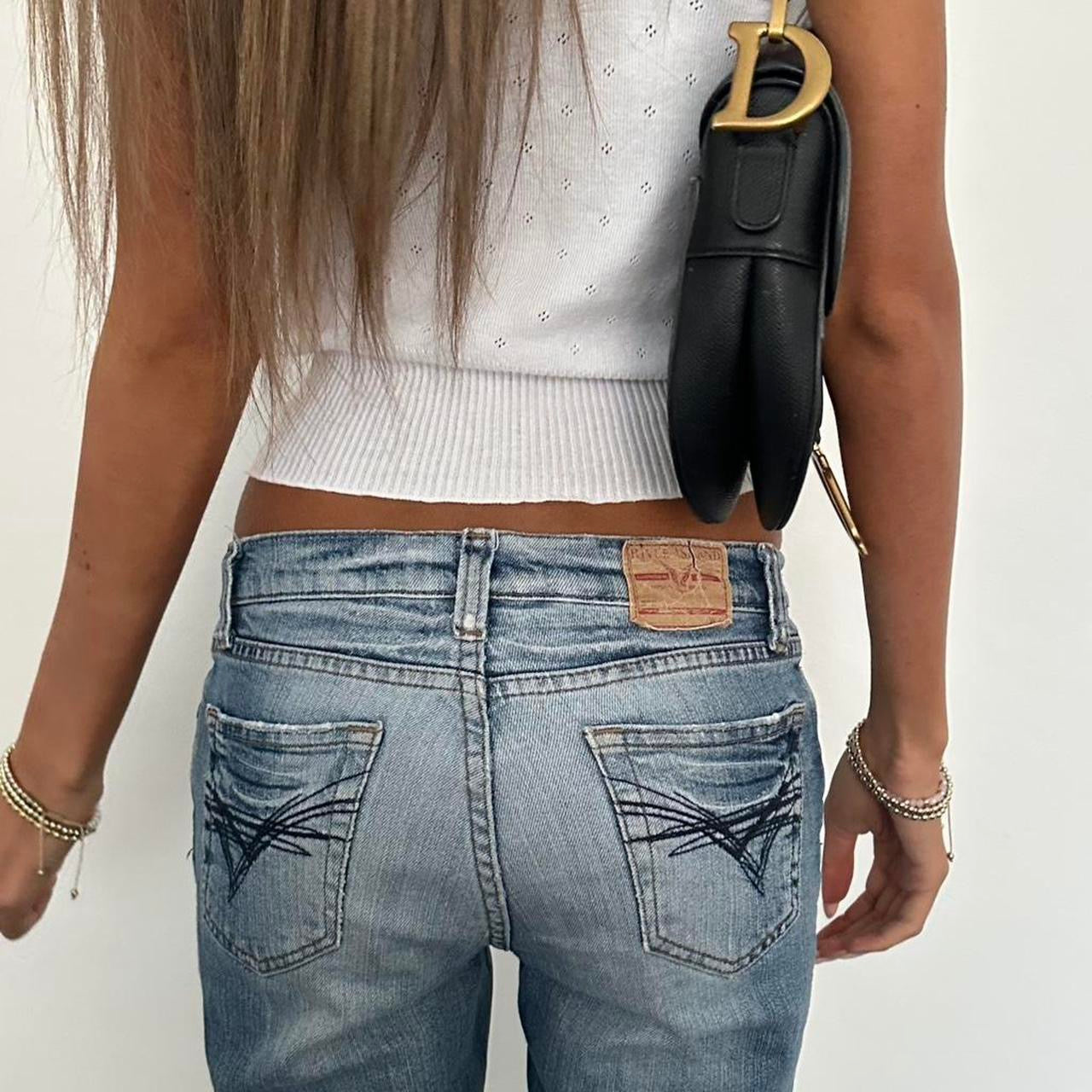 Vintage 2000’s bootcut blue jeans