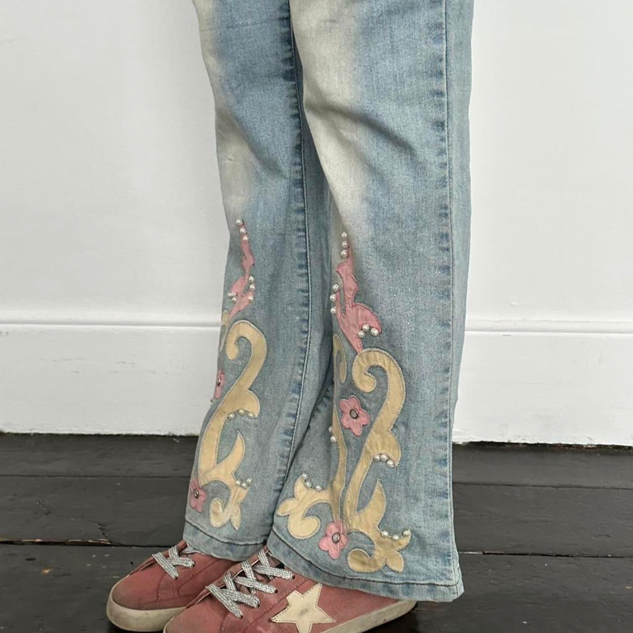 Vintage 2000’s Italian embellished jeans