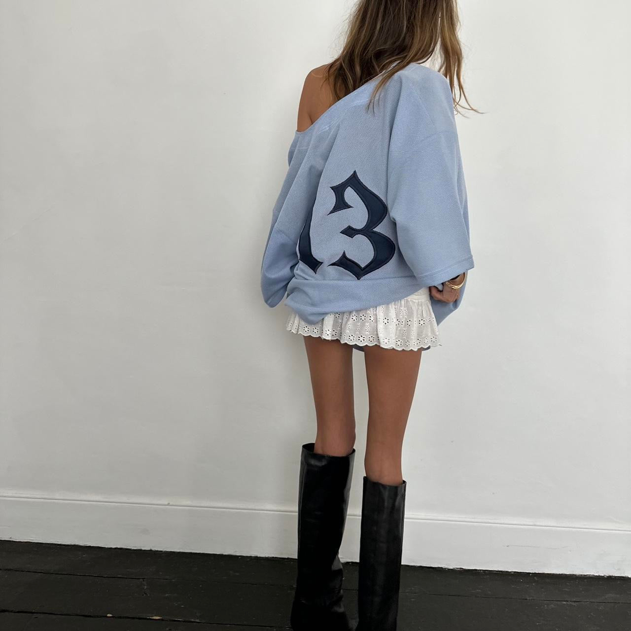 Vintage 13 oversized jersey top