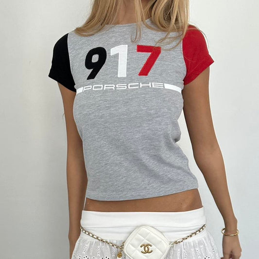Vintage 2000’s Porsche baby tee