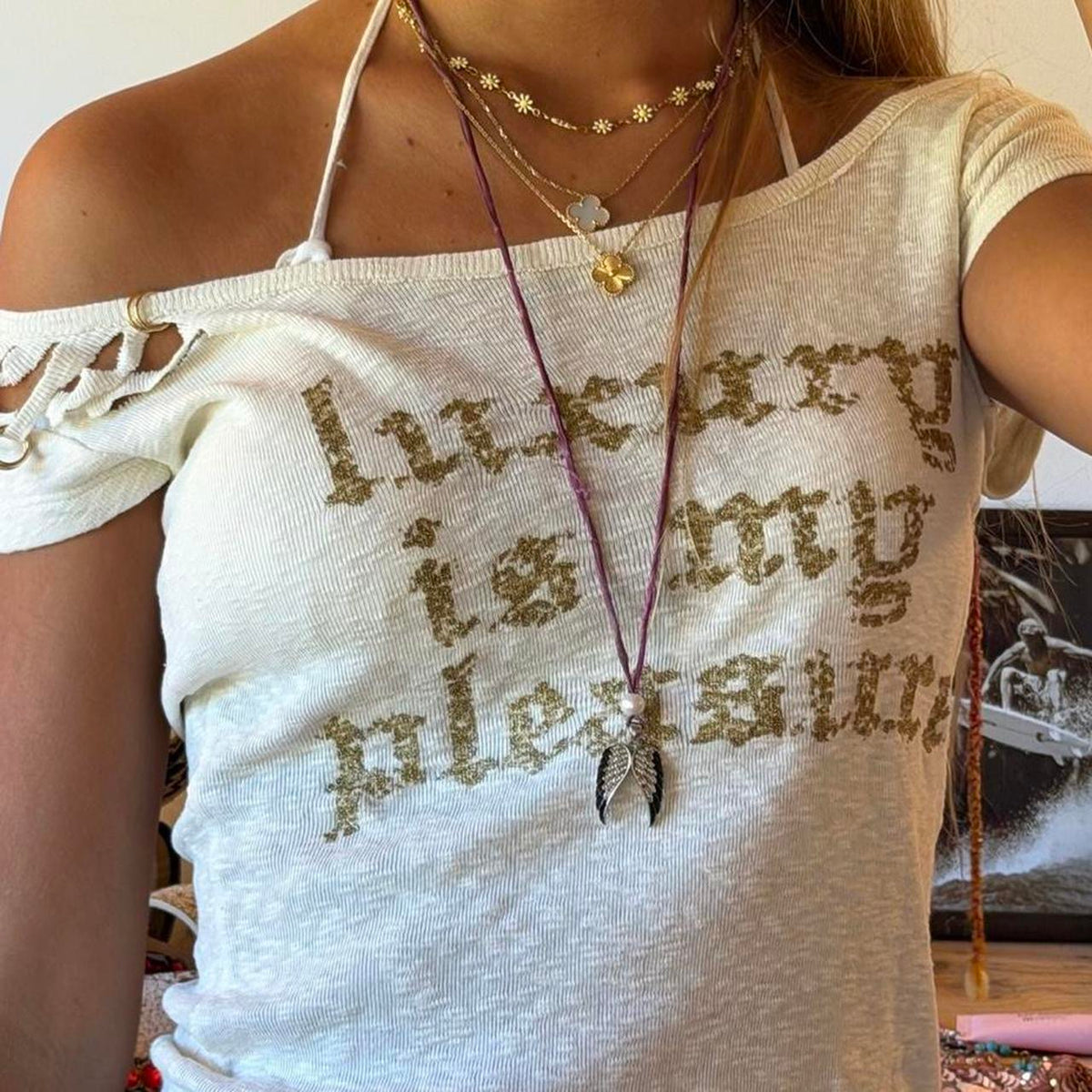 Vintage 00s luxury design knit top