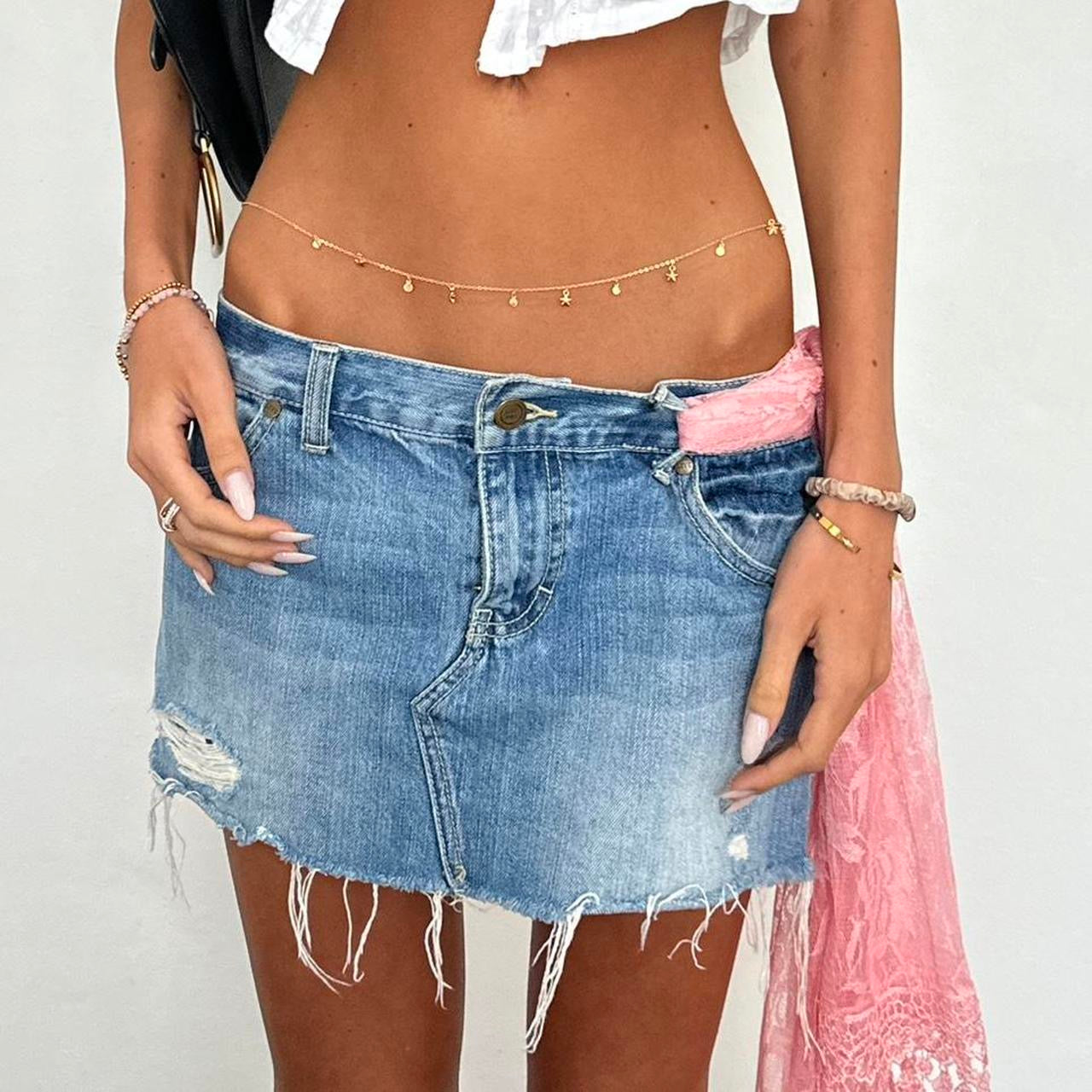 Vintage 00sVictoria’s Secret denim mini skirt