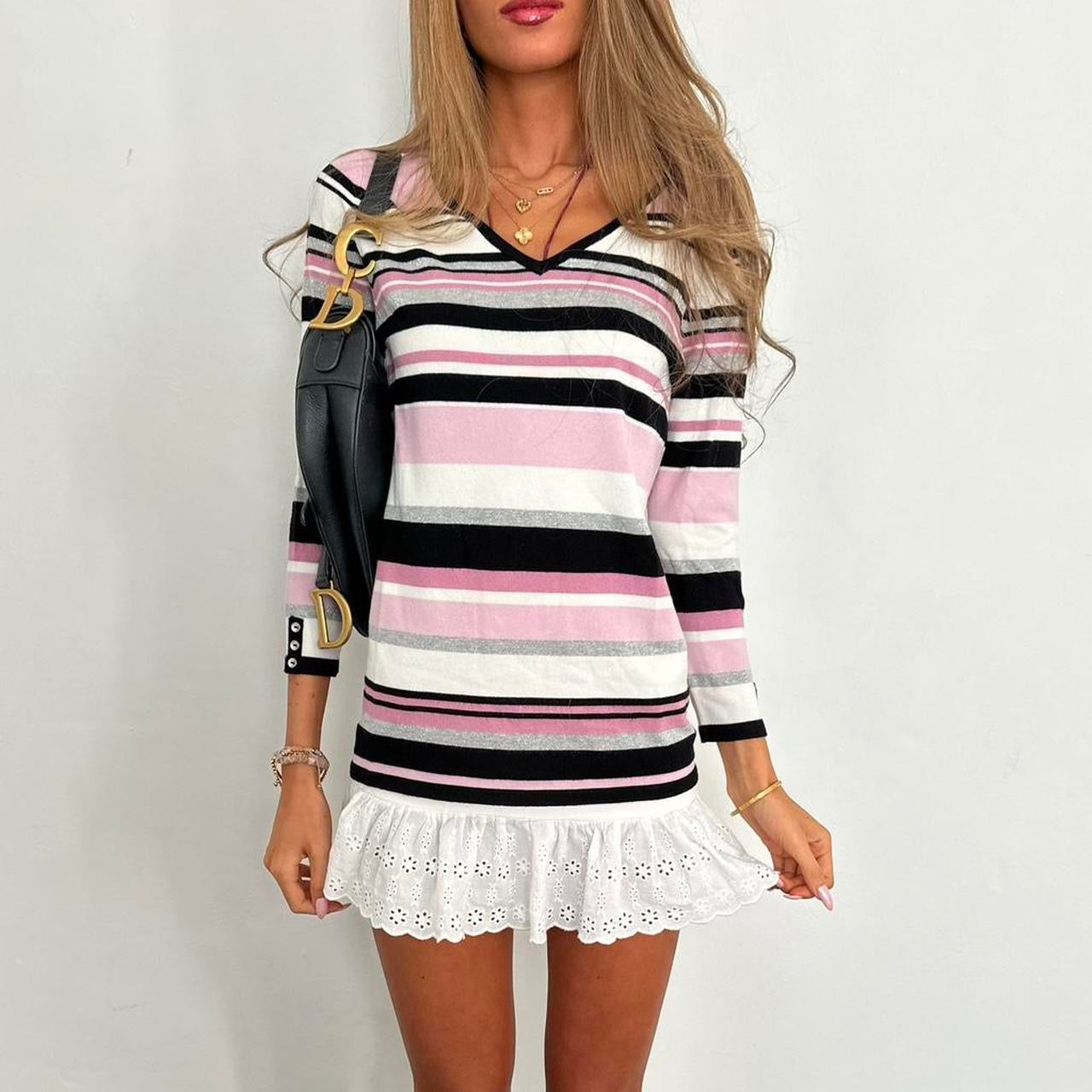 Vintage 2000’s striped long sleeve top