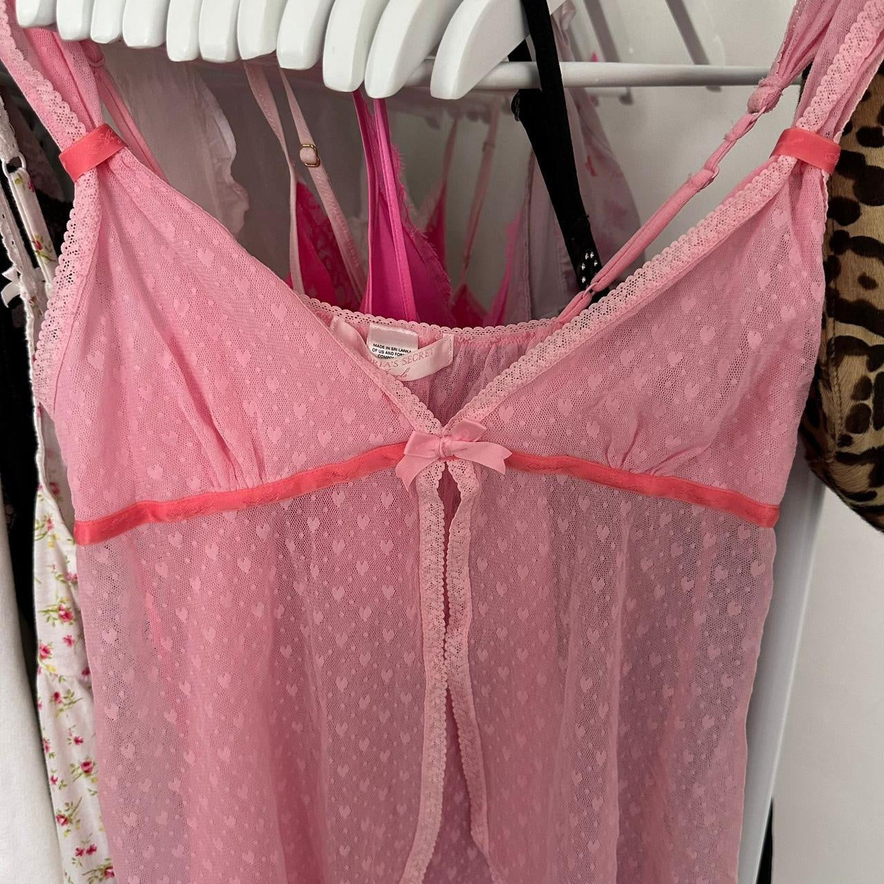 Vintage 90's Victoria's Secret pink babydoll top Chelsea Thrift Vintage 90's Victoria's Secret pink babydoll top Chelsea Thrift