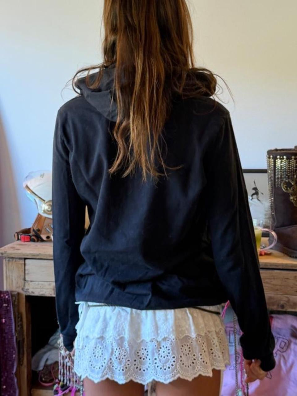 Vintage 00’s ‘Talk less kiss more’ hoodie
