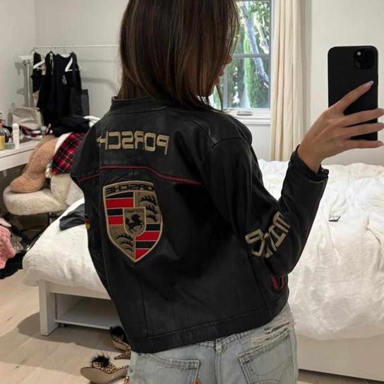 Vintage 90’s Porsche leather jacket