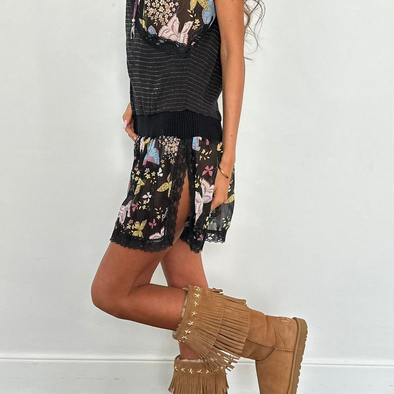 Vintage 90’s butterfly mini dress