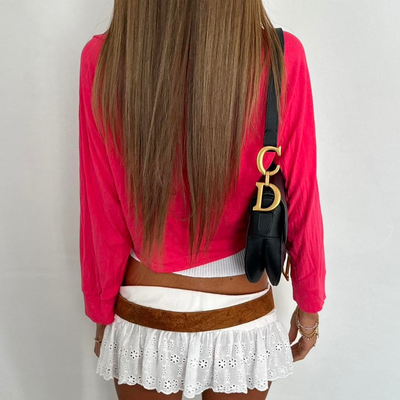Vintage 00s pink cardigan top