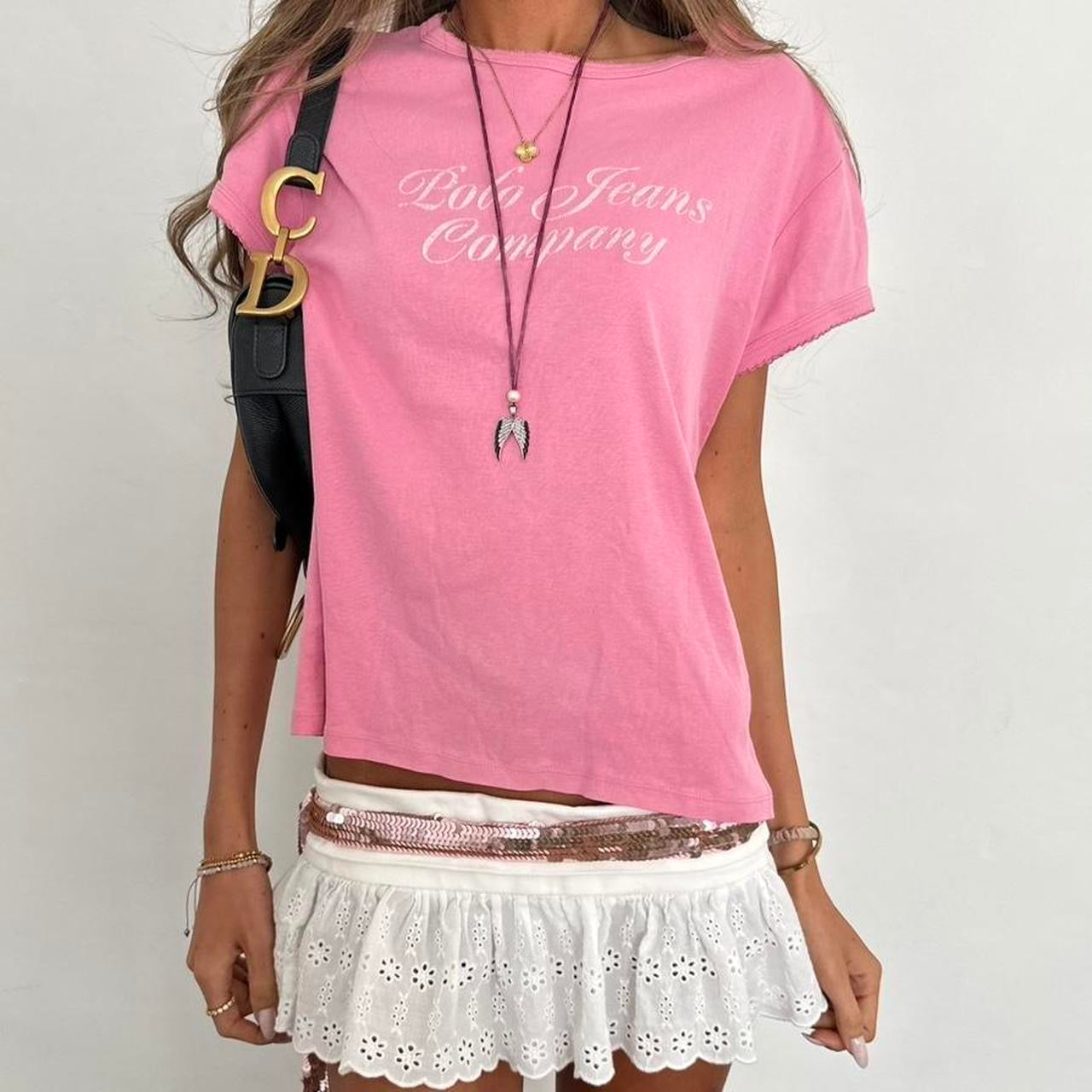 Vintage 00s Ralph Lauren pink tee