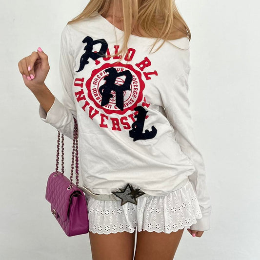 Vintage 2000’s Polo Ralph Lauren varsity long sleeve top