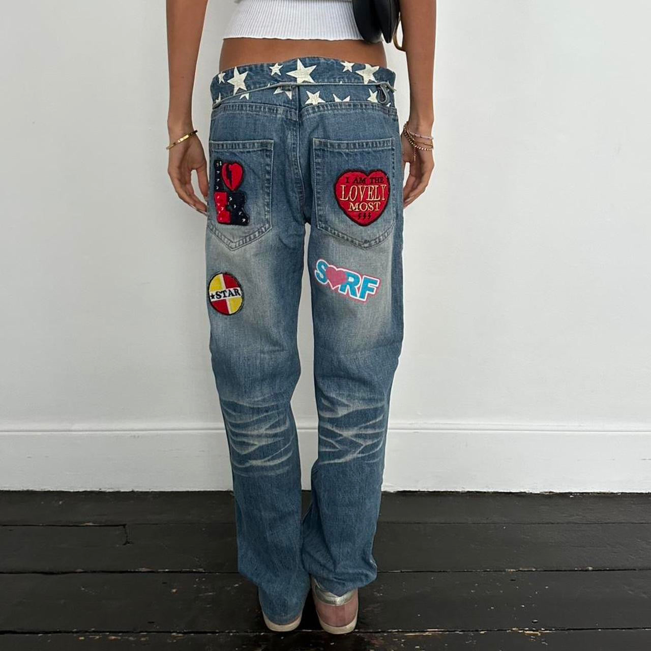 Vintage 2000’s SURF painting jeans